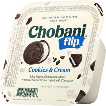 Chobani Flip Low-Fat Cookies & Cream Greek Yogurt