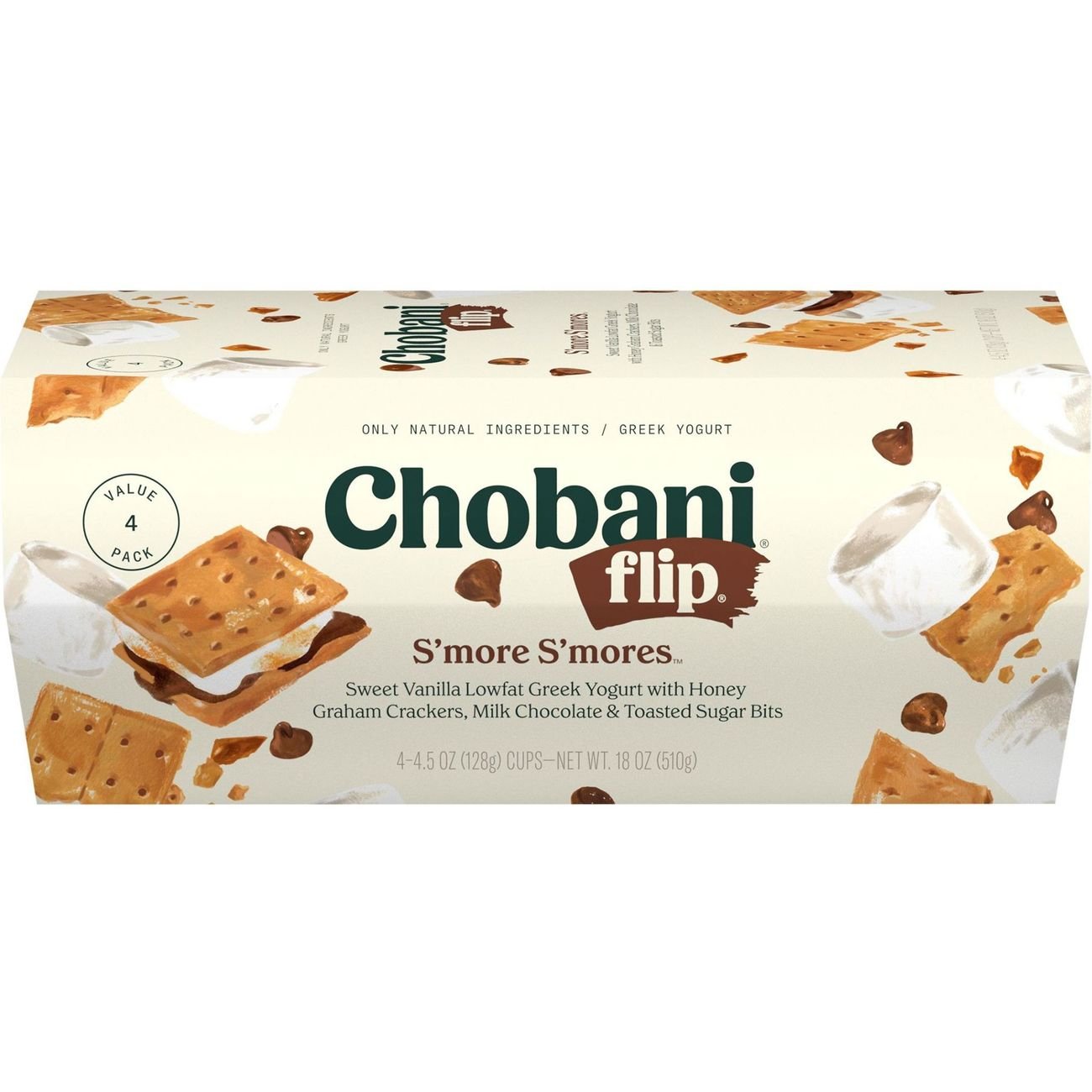 Chobani Flip LowFat S'more S'mores Greek Yogurt Shop Yogurt at HEB