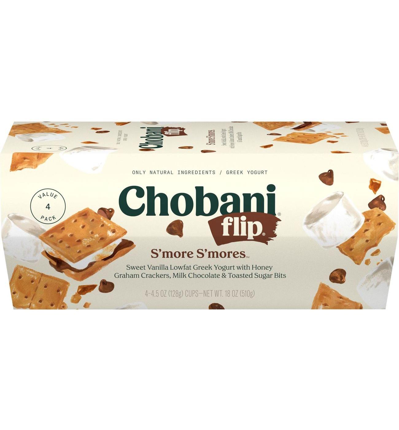 Chobani Flip LowFat S'more S'mores Greek Yogurt Shop Yogurt at HEB