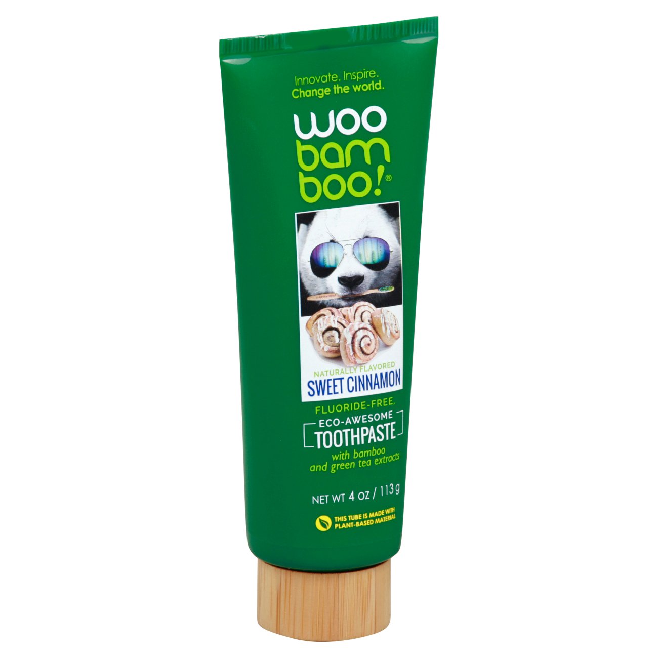 WooBamboo Flouride Free Toothpaste Sweet Cinnamon Shop Toothpaste at