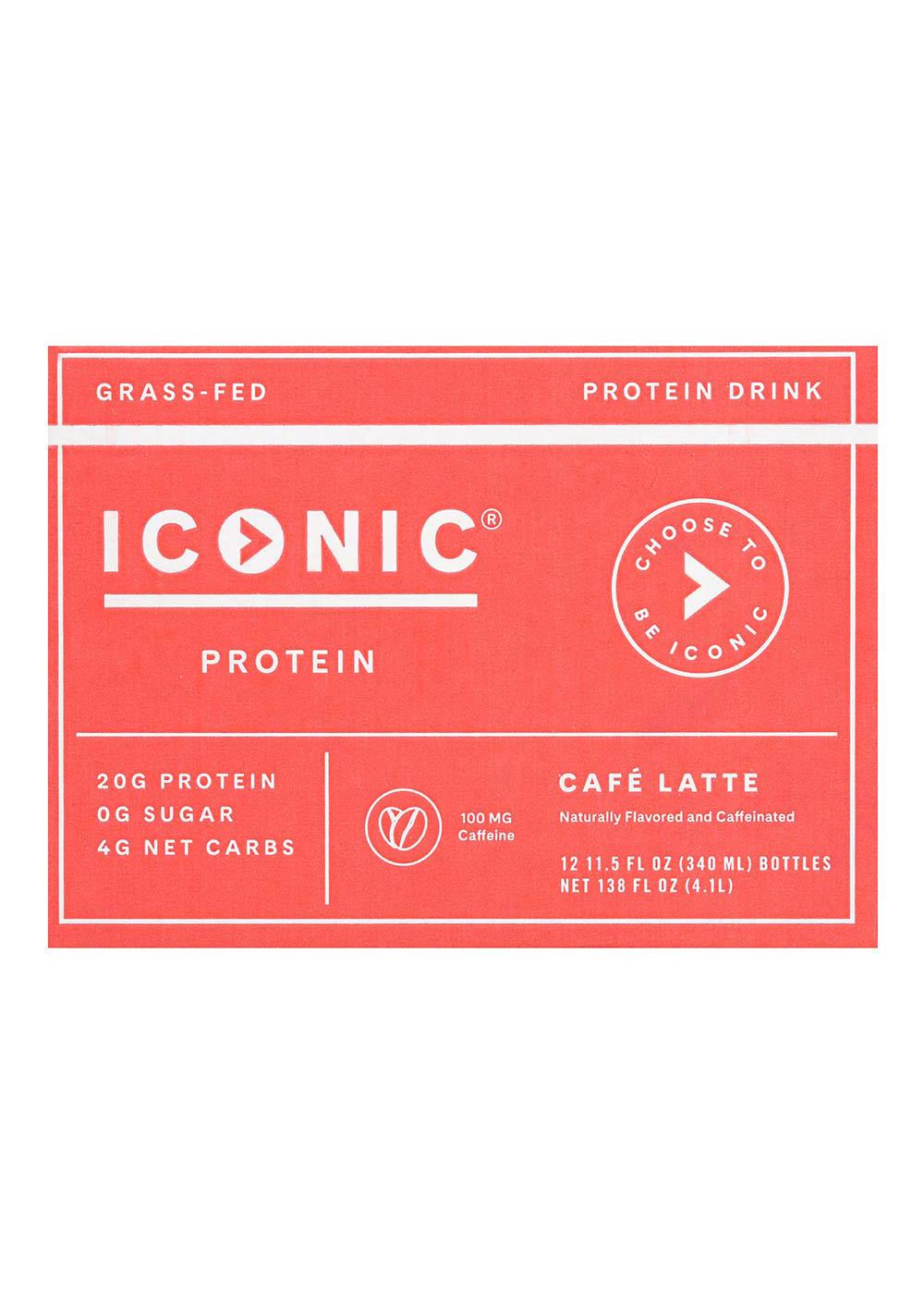 Iconic Protein Shake - Caf? Au Lait - Case of 12 - 11.5 Fl oz.