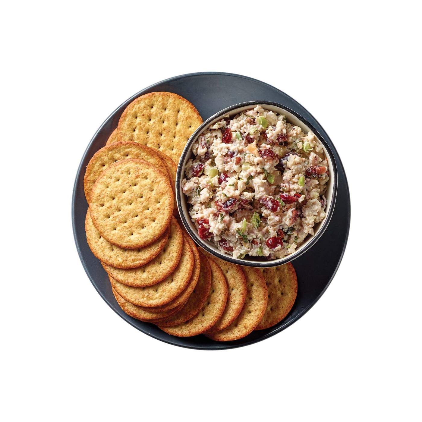 Meal Simple by H-E-B Snack Tray - Cranberry Pecan Turkey Salad & Wheat Crackers; image 2 of 2
