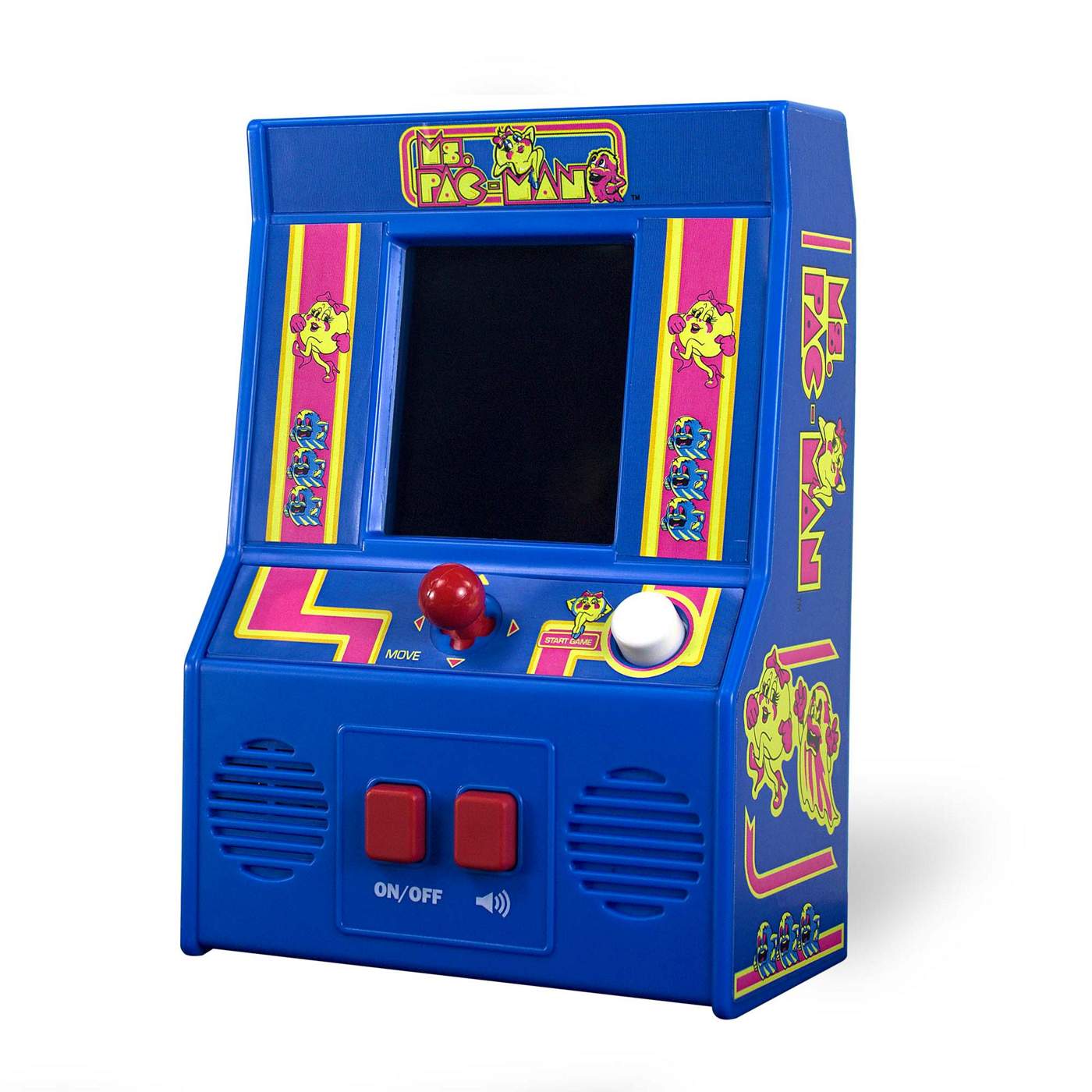 Basic Fun Ms. Pac-Man Mini Arcade Game; image 2 of 4