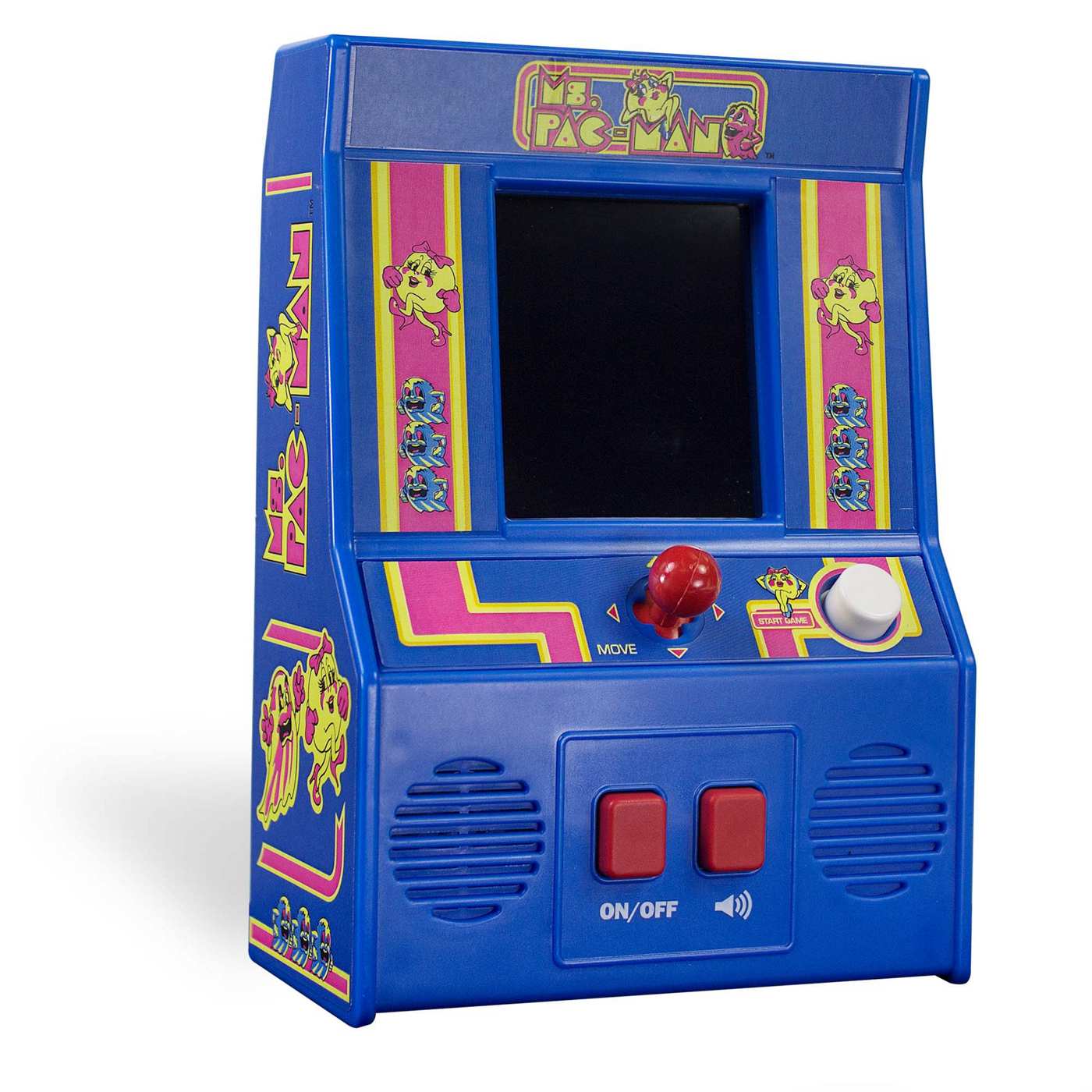 Basic Fun Ms. Pac-Man Mini Arcade Game; image 4 of 4
