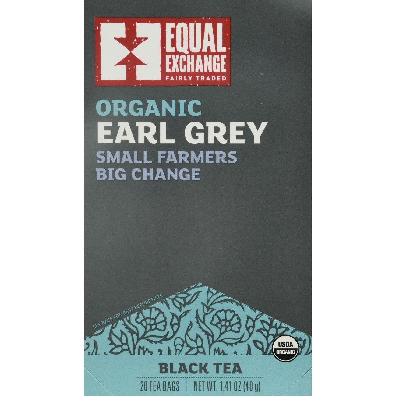 Equal Exchange Organic Earl Grey Tea Bags, 20 ct
