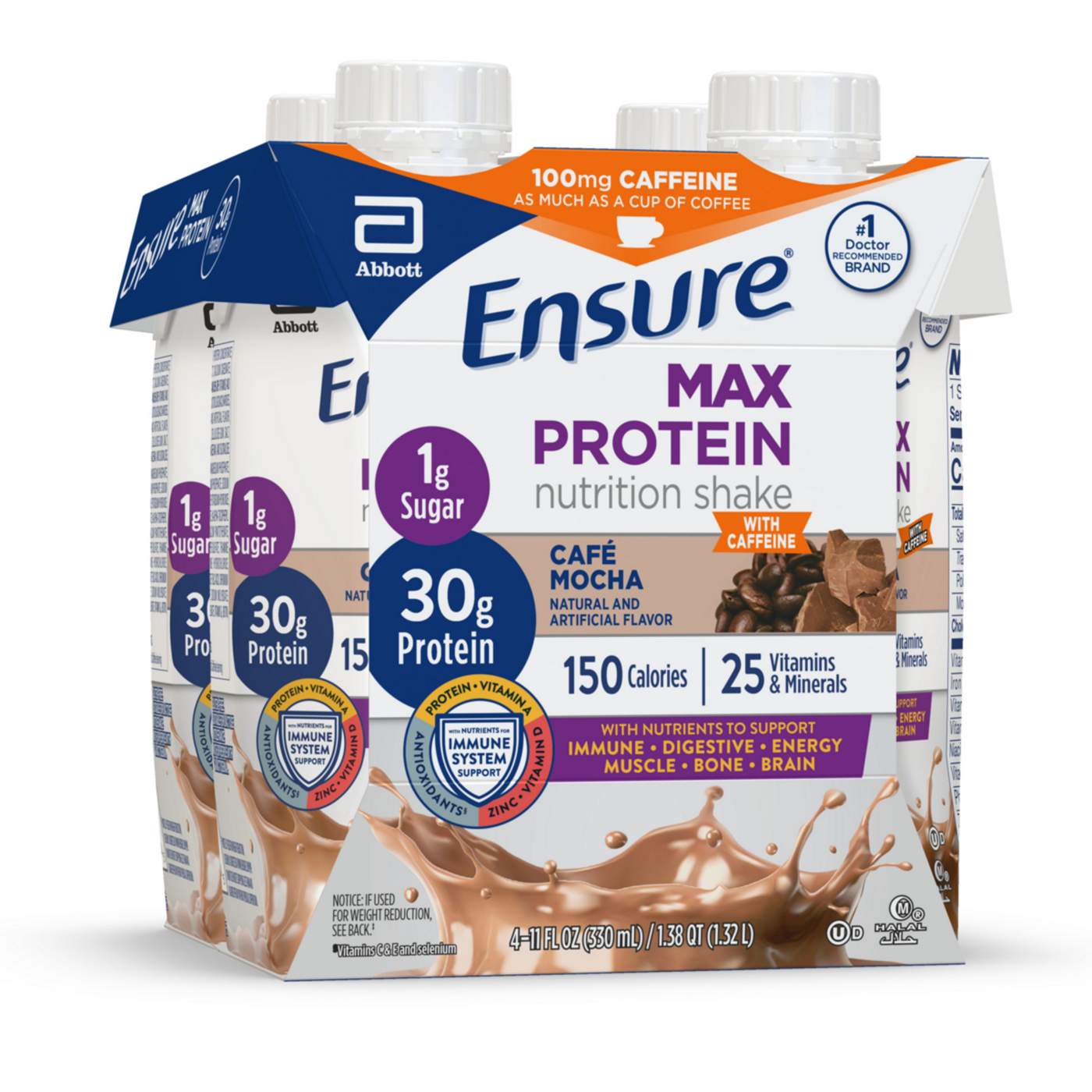 Ensure Max Protein Nutrition Shake Cafe Mocha 4 pk Ready-to-Drink; image 10 of 13