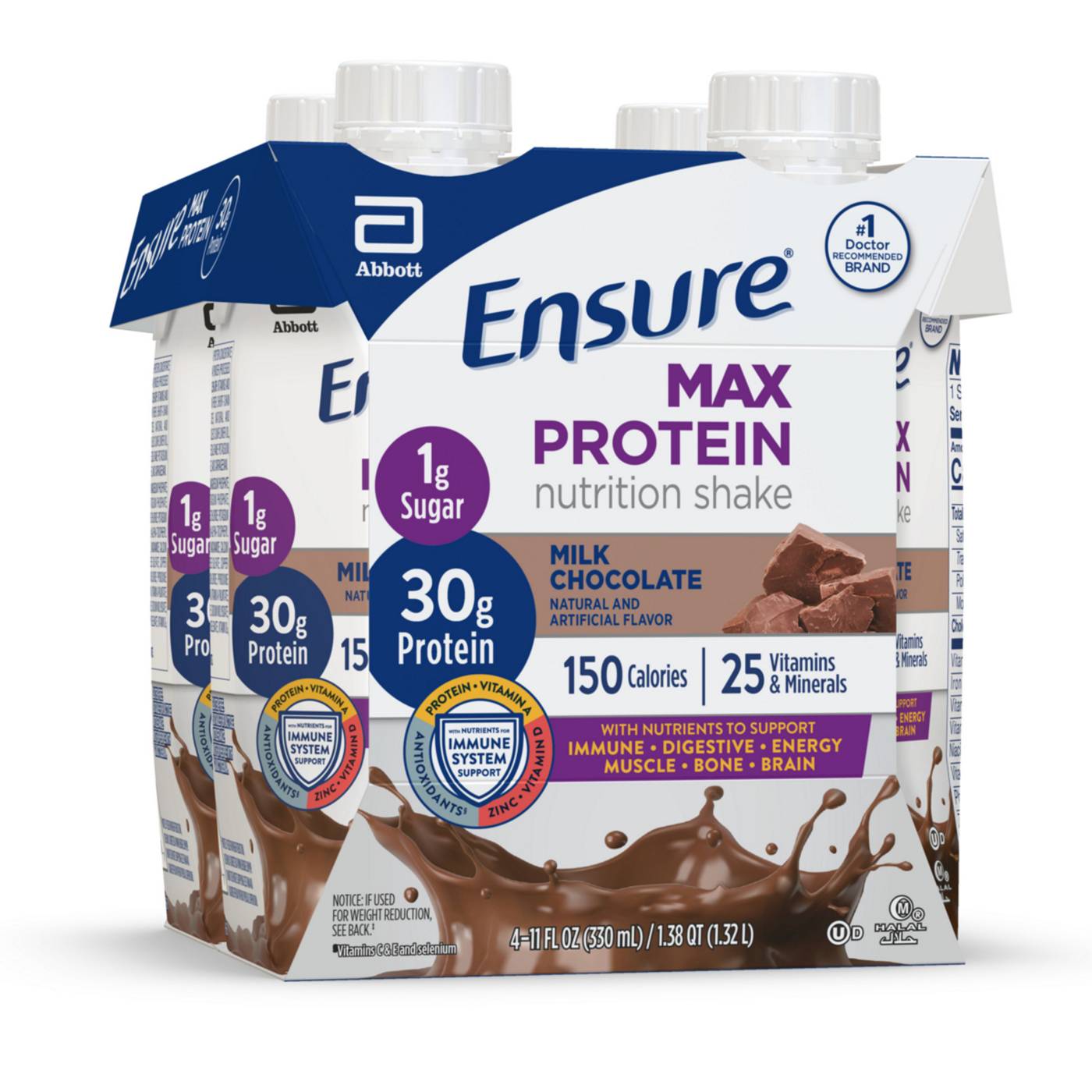 Ensure Max Protein Nutrition Shake Milk Chocolate; image 2 of 13