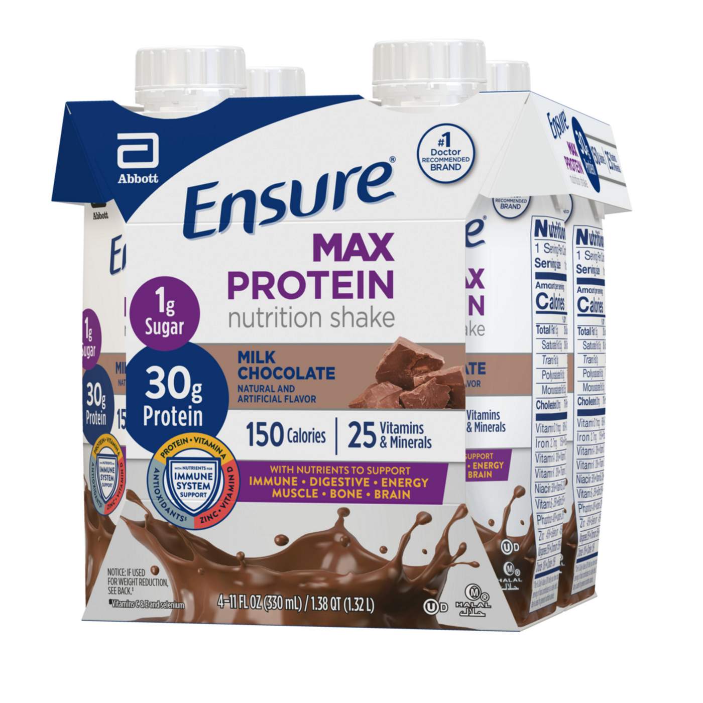 Ensure Max Protein Nutrition Shake Milk Chocolate; image 3 of 13