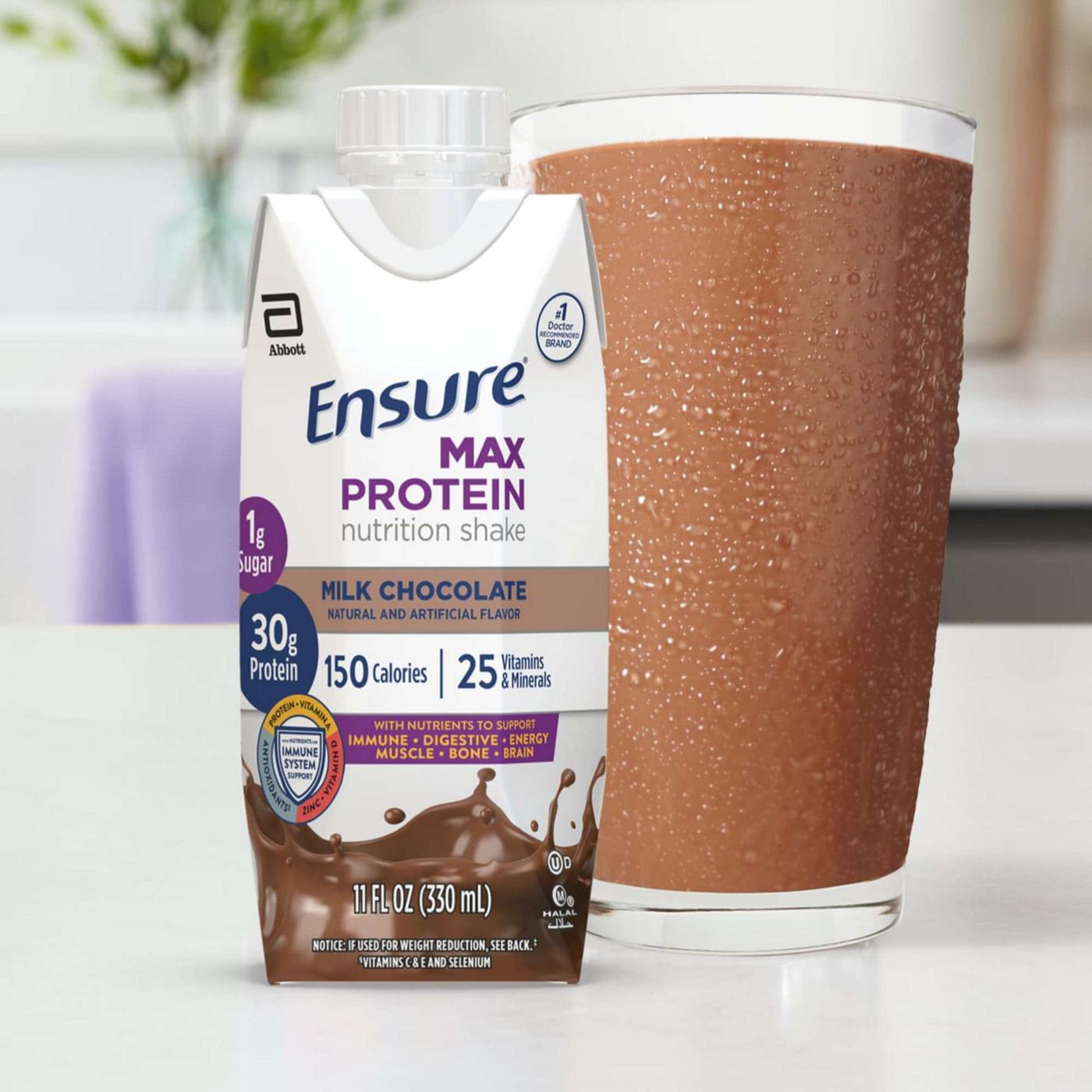 Ensure Max Protein Nutrition Shake Milk Chocolate; image 11 of 13