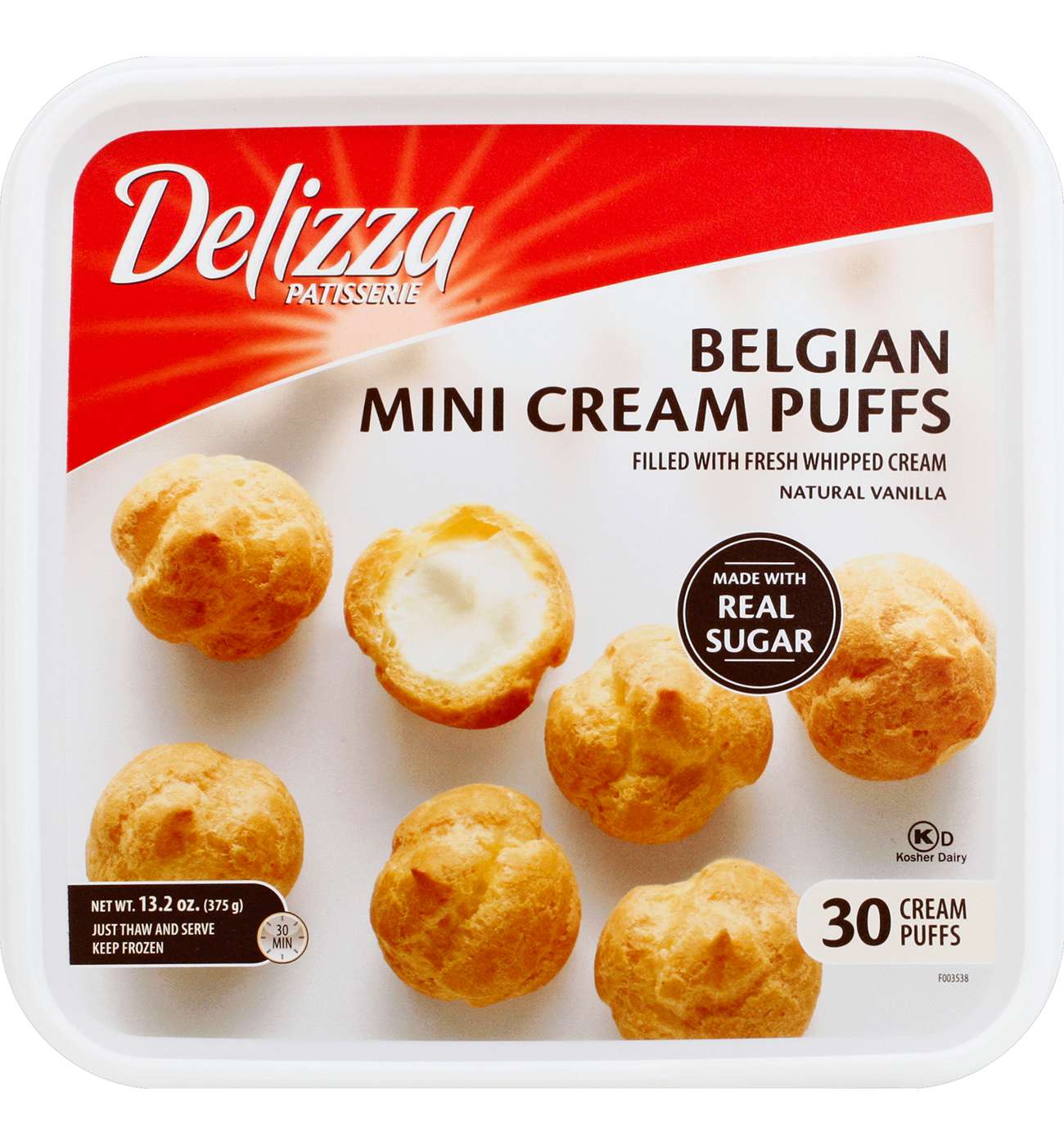 Delizza Belgian Mini Cream Puffs; image 1 of 3
