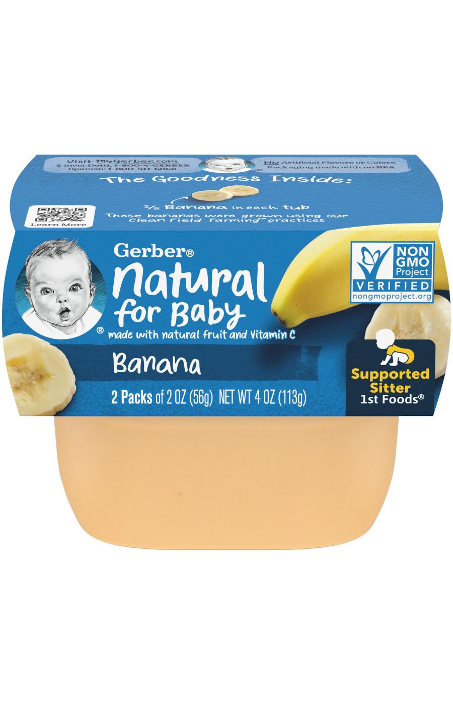 Gerber Natural for Baby 1st Foods - Banana; image 1 of 8