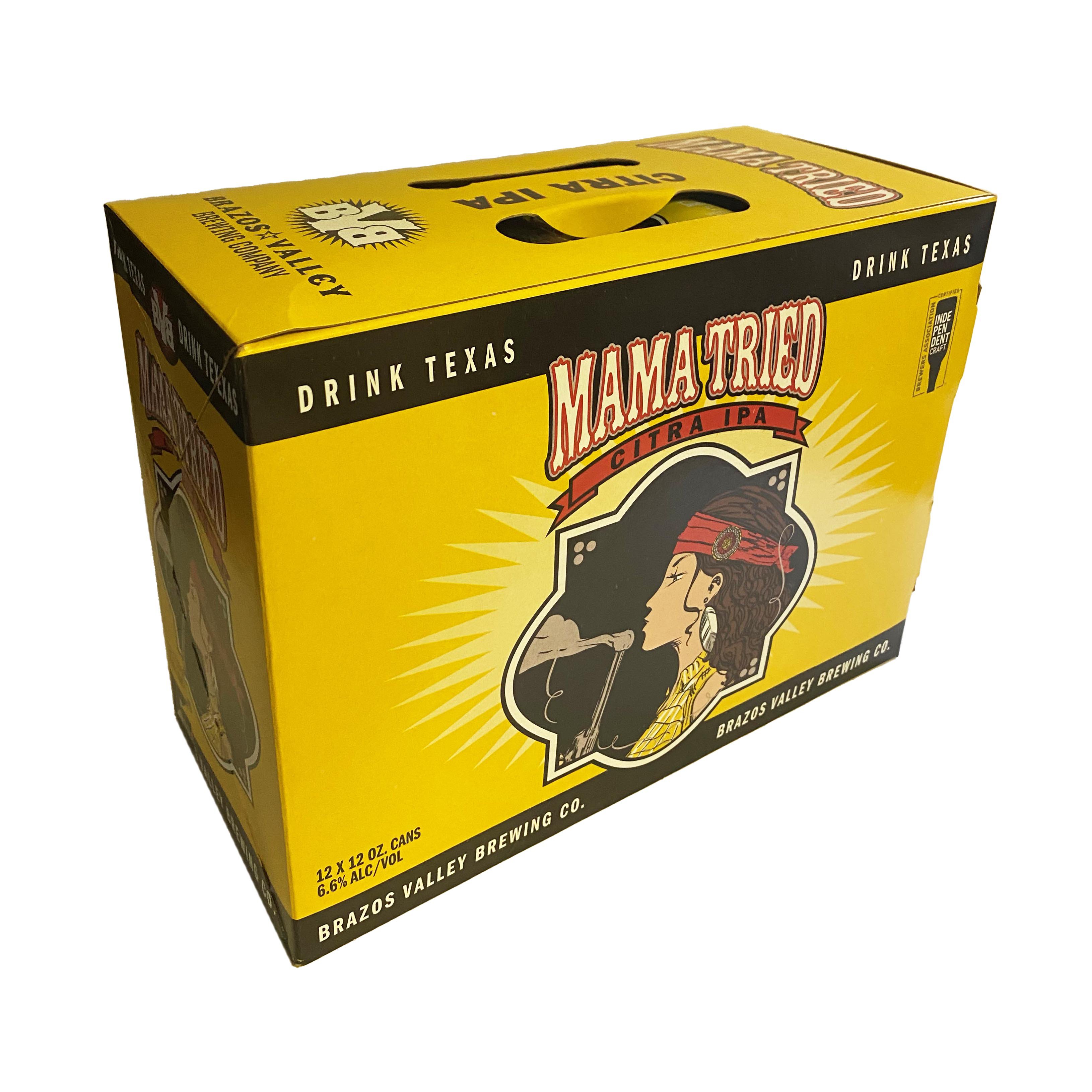 Brazos Valley Brewing Mama Tried Citra IPA Beer 12 oz Cans Shop Beer