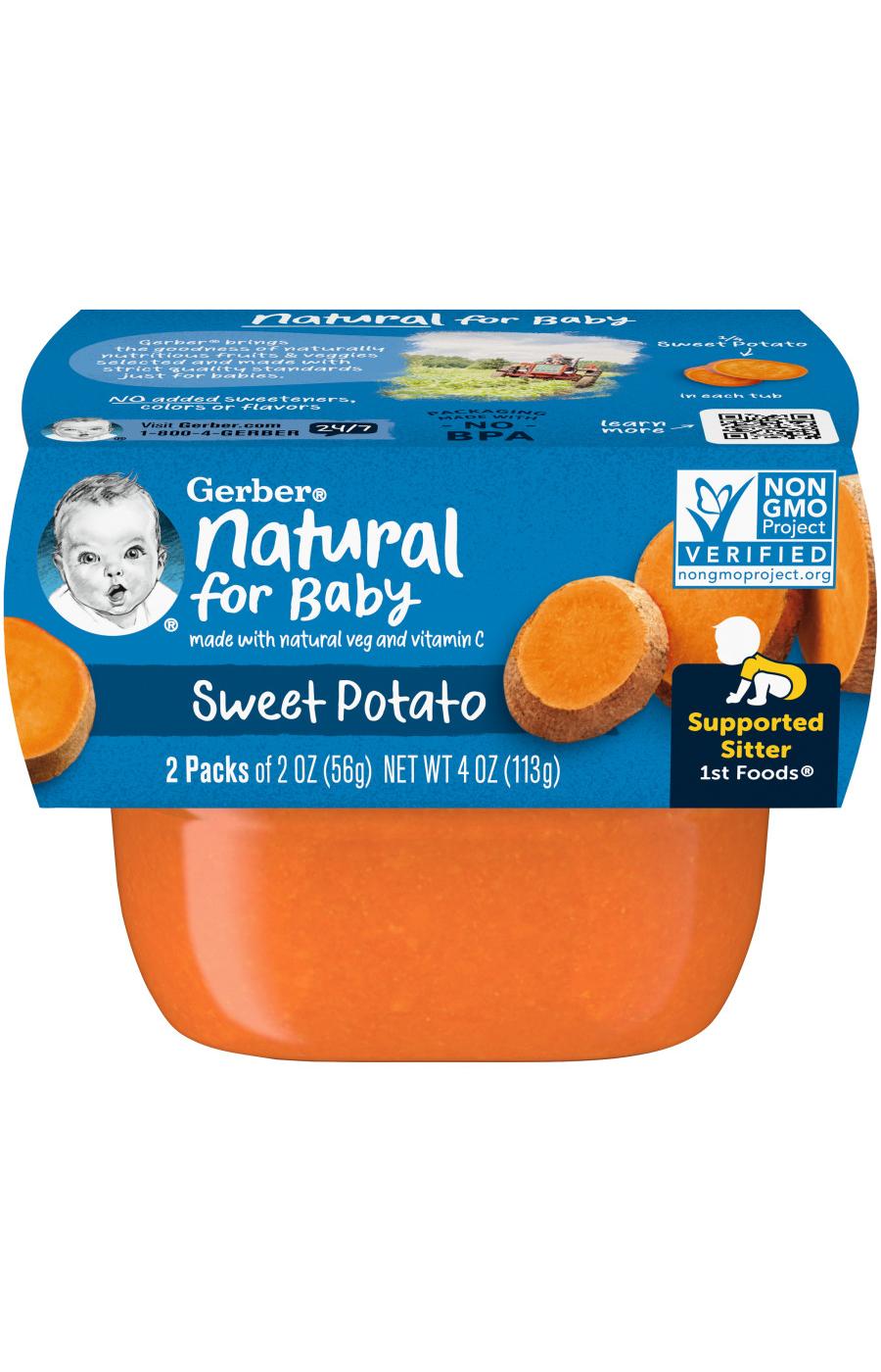 Gerber Natural for Baby 1st Foods - Sweet Potato; image 1 of 8