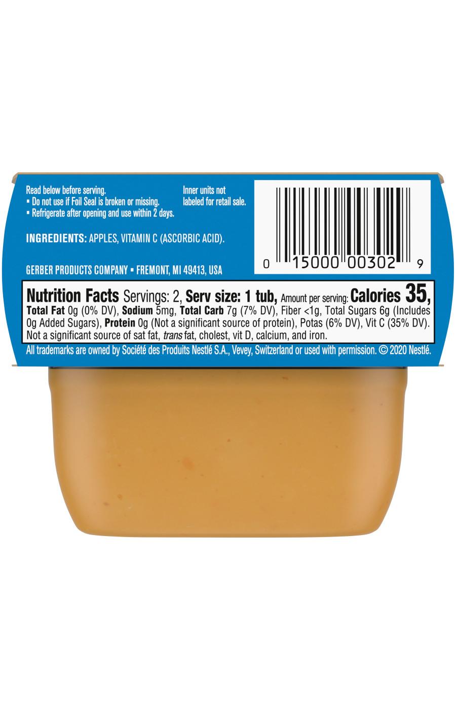 Gerber Natural for Baby 1st Foods - Apple; image 7 of 8