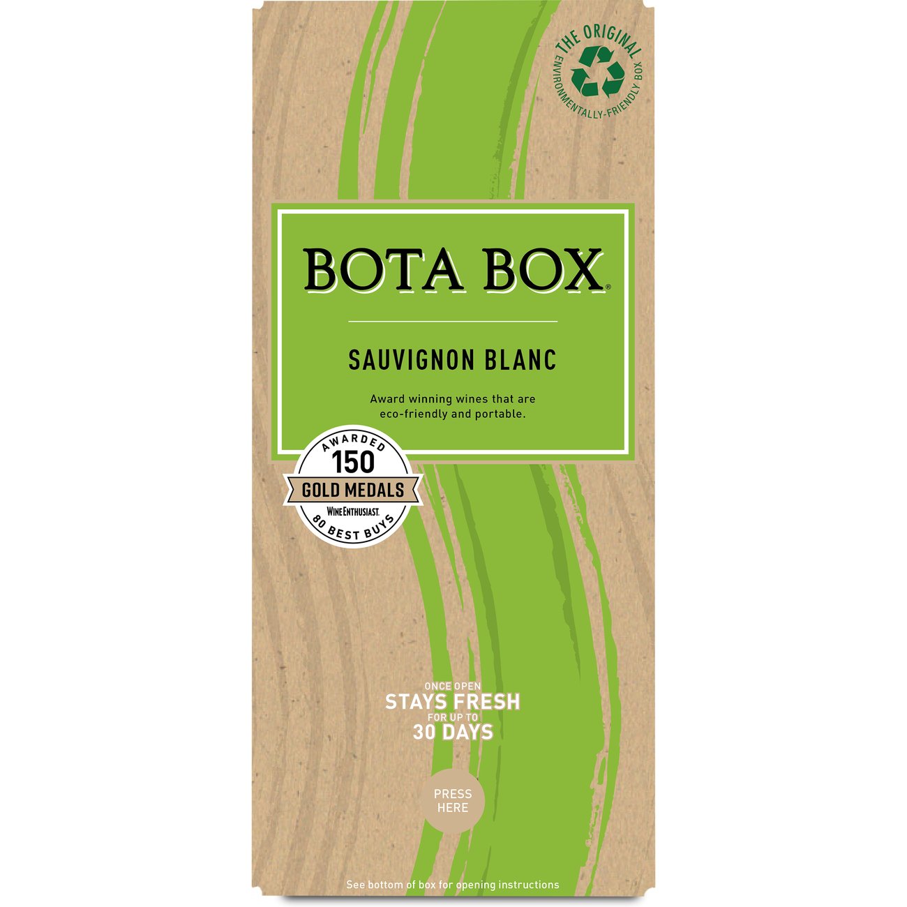 Bota Box Sauvignon Blanc California Box White Wine, 3 L