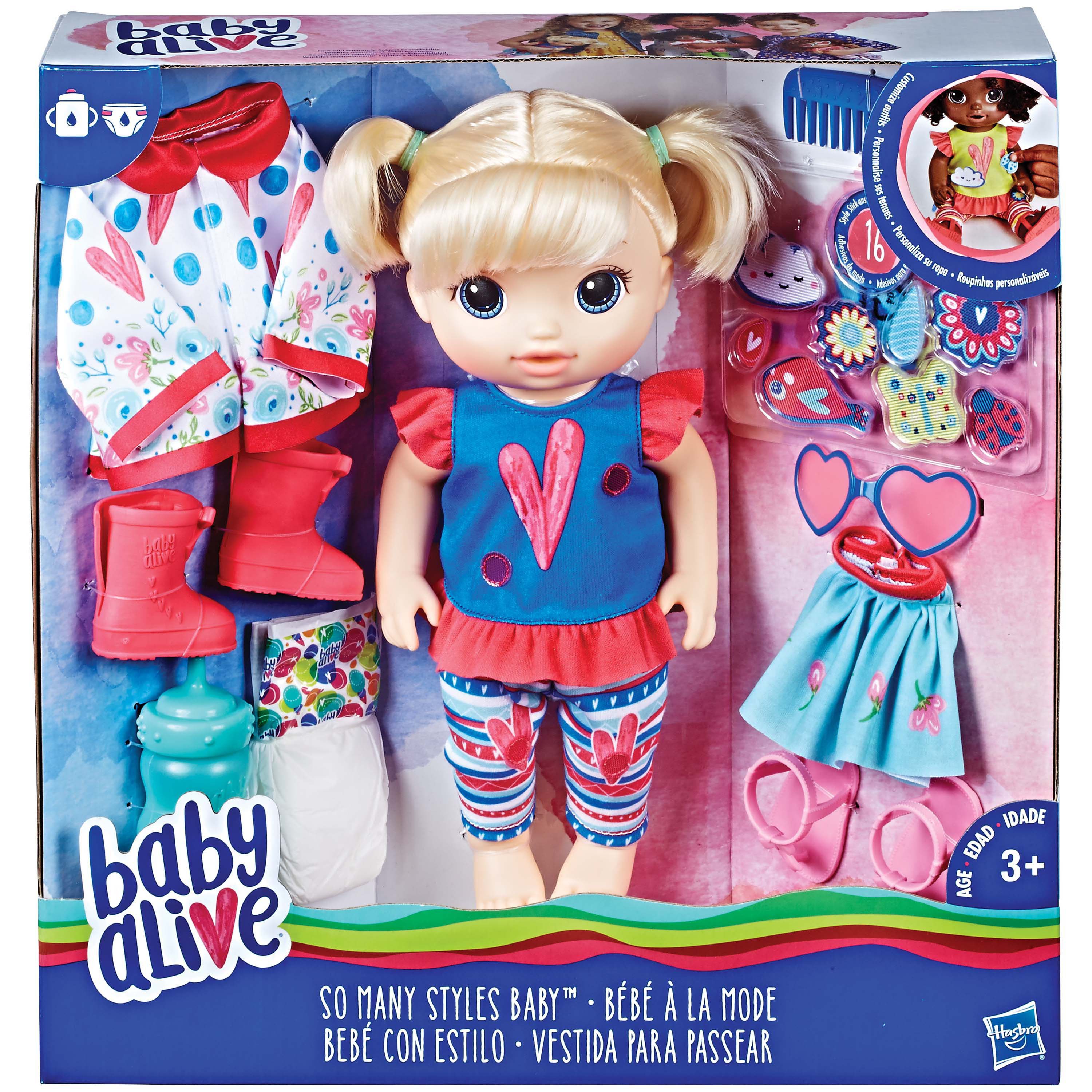 Baby Alive Blonde So Many Styles Baby - Shop Action Figures & Dolls at H-E-B