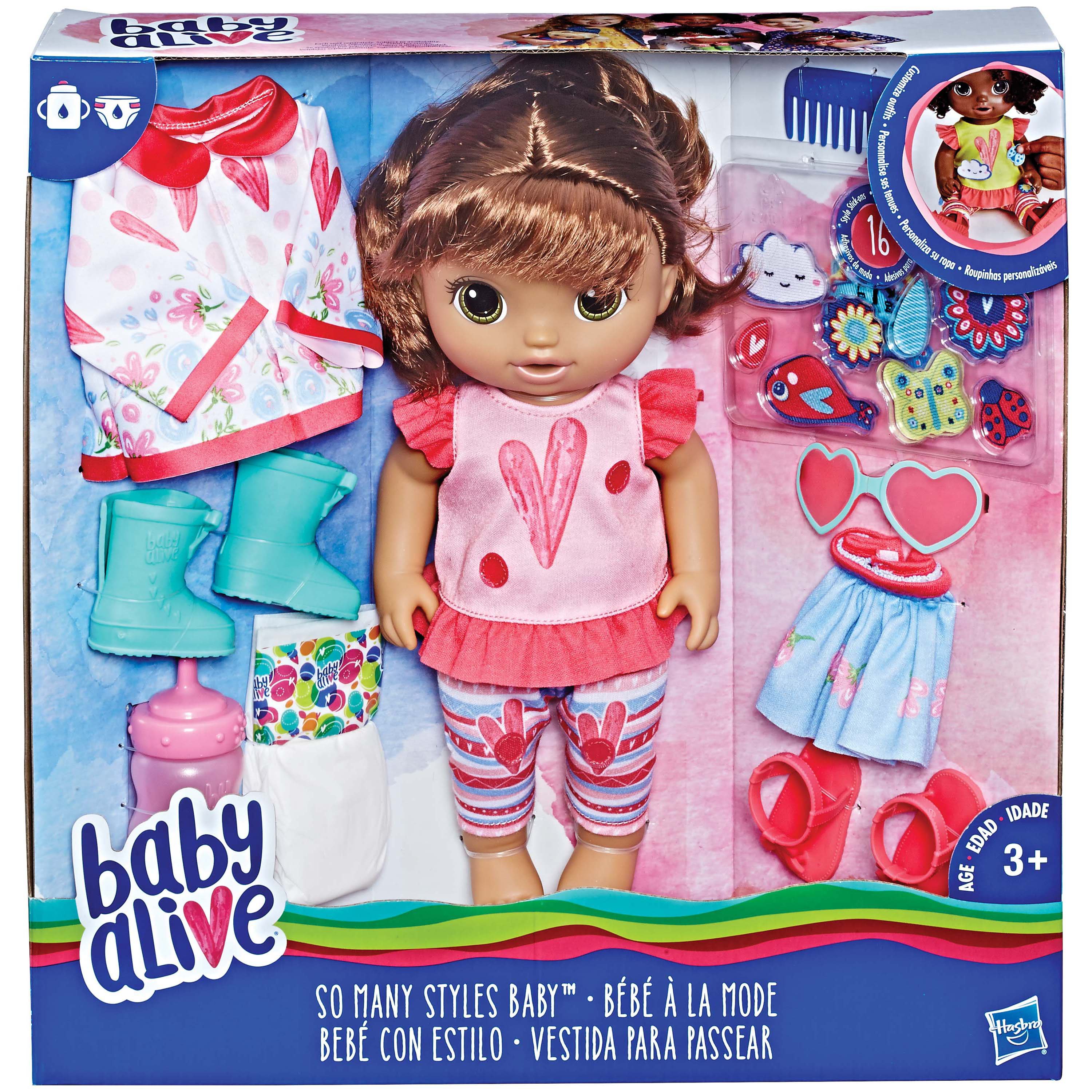 baby alive with real hair