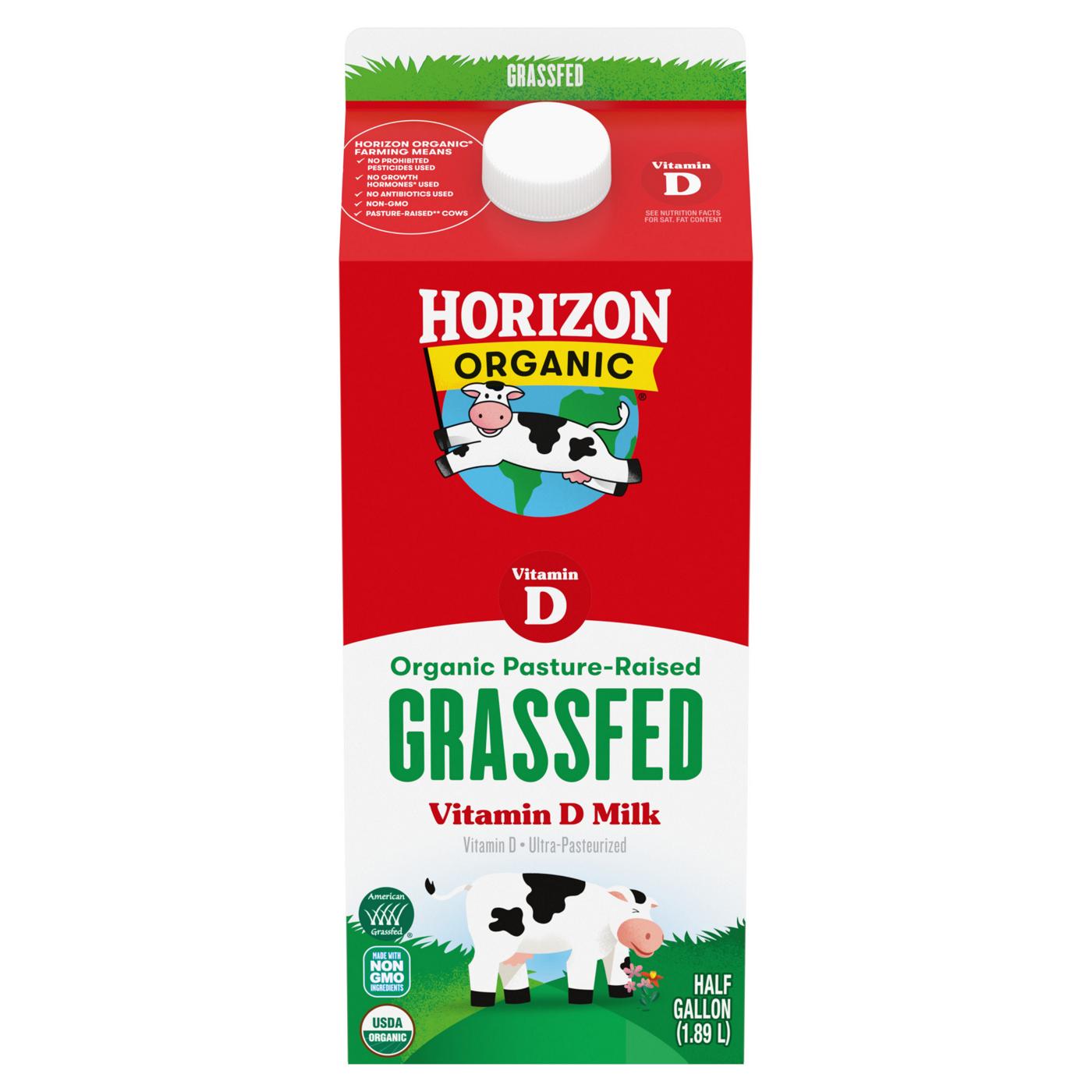 Horizon Organic Grassfed Whole Milk - Shop Milk at H-E-B
