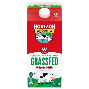 Horizon Organic Grassfed Whole Milk, 59 oz