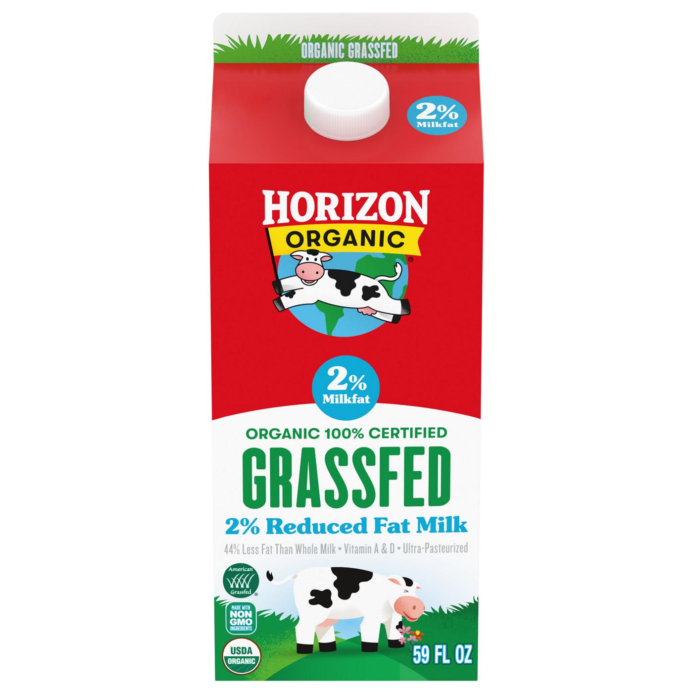 Horizon Organic Grassfed 2% Reduced Fat Milk - Shop Milk at H-E-B