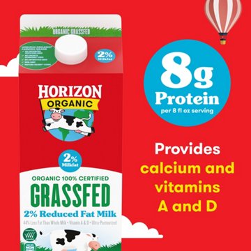Horizon Organic Grassfed 2% Reduced Fat Milk, 59  oz