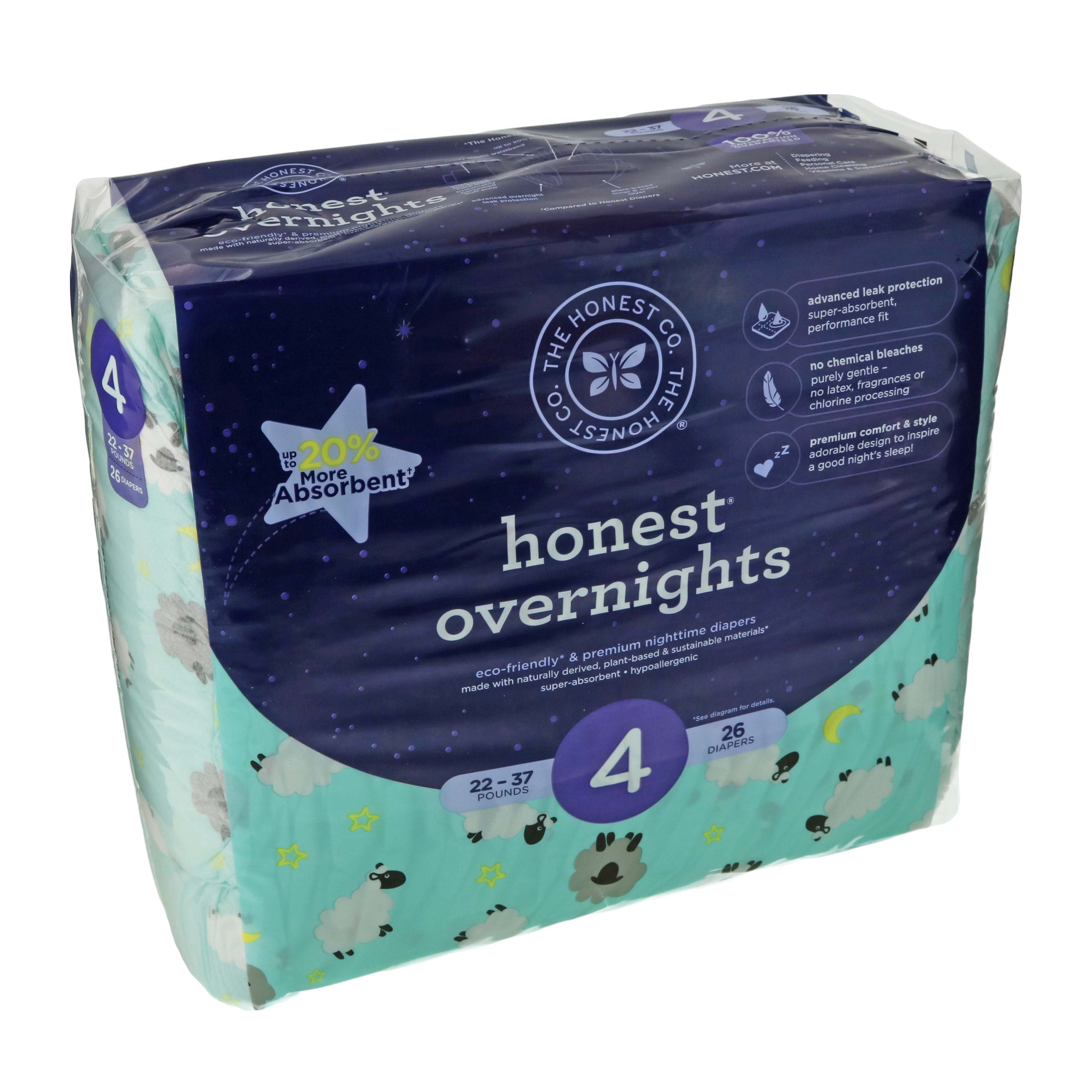 honest overnight diapers