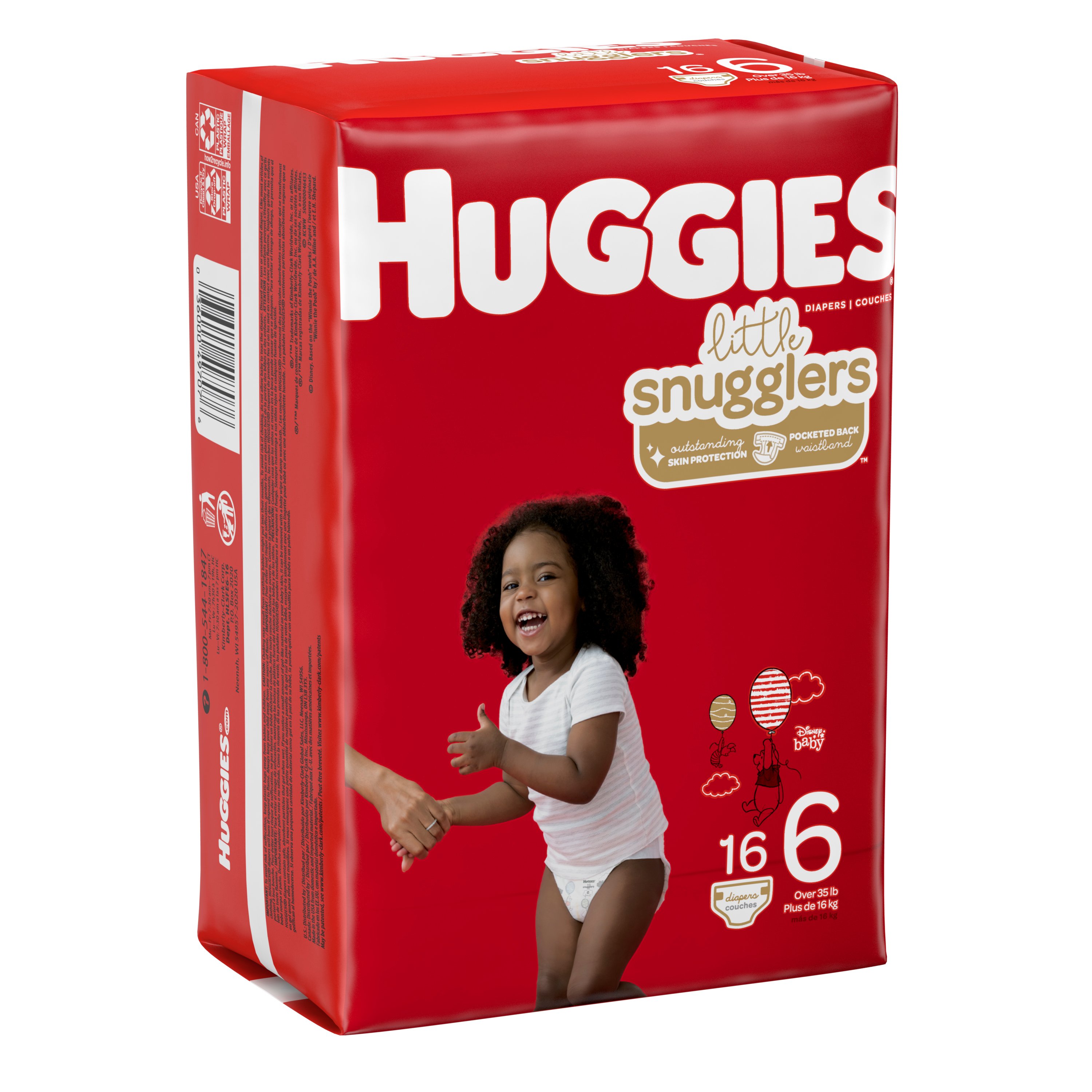 Huggies Little Snugglers Diapers 16 ct Shop Diapers & Potty at HEB