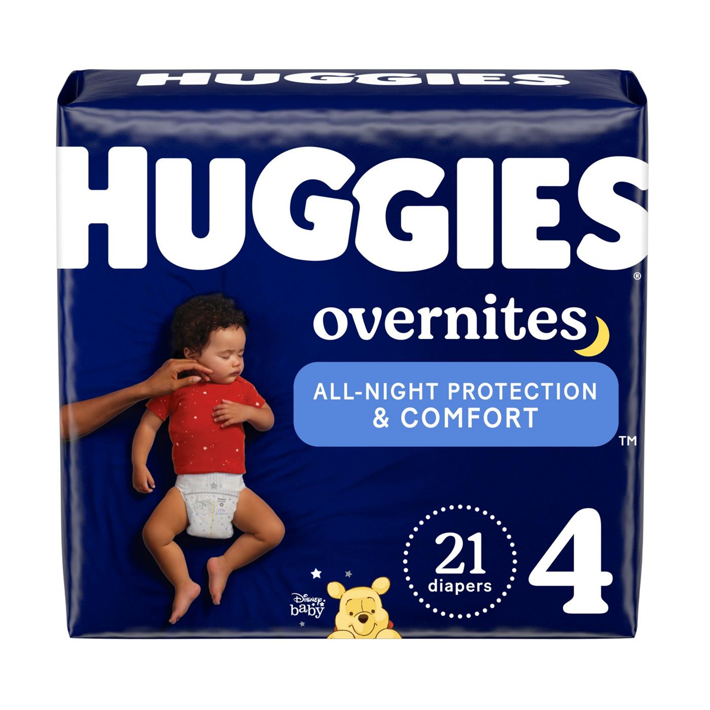 Huggies Overnites Nighttime Baby Diapers - Size 4; image 1 of 2