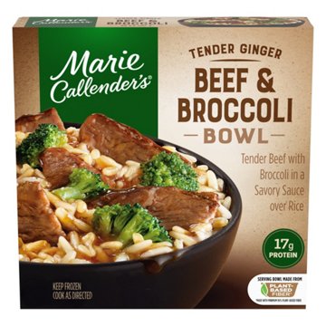 Marie Callender's Tender Ginger Beef & Broccoli Bowl Frozen Meal
