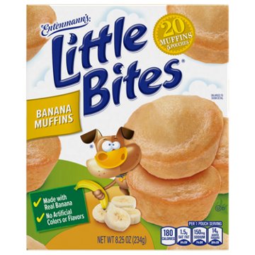 Entenmann's Little Bites Banana Mini Muffins  Packs, 5 ct