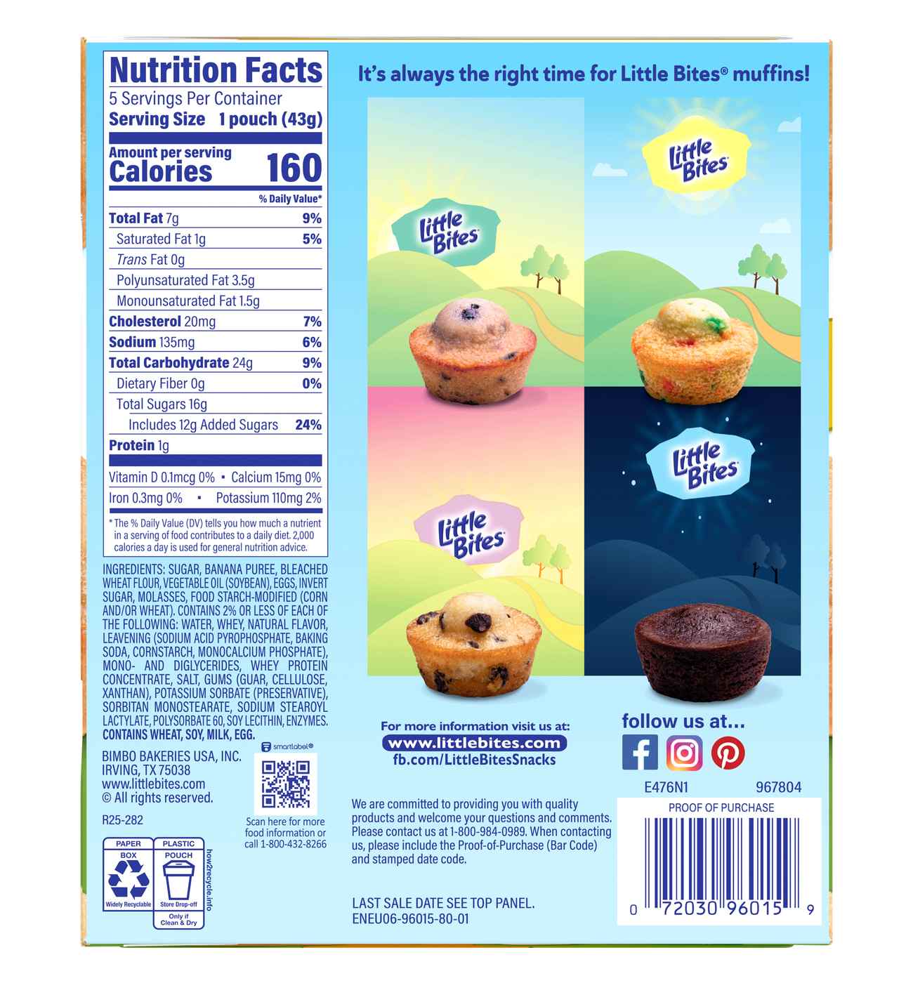 Entenmann's Little Bites Banana Mini Muffins  Packs; image 10 of 11