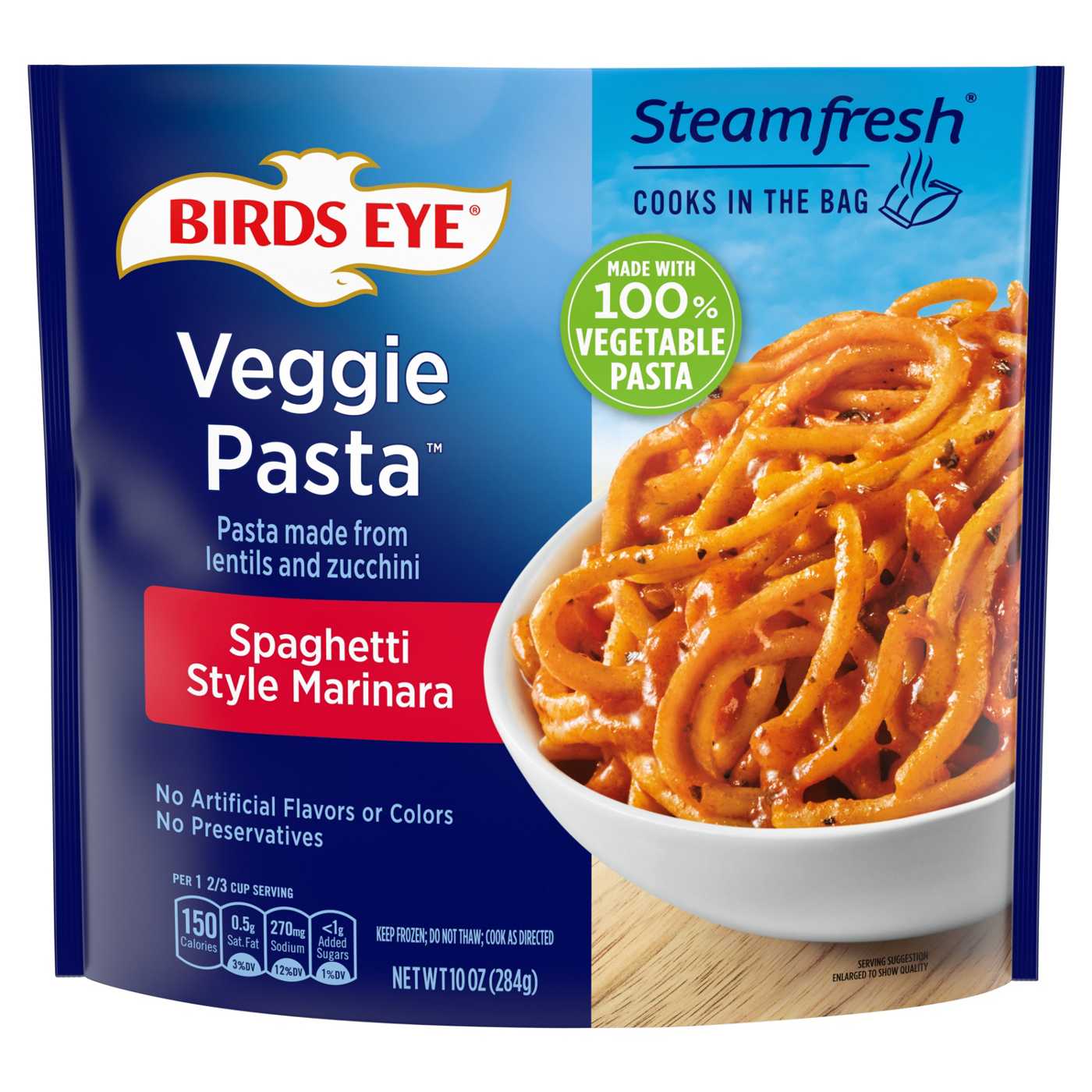 Birds Eye Frozen Steamfresh Veggie Pasta - Spaghetti-Style Marinara; image 1 of 4