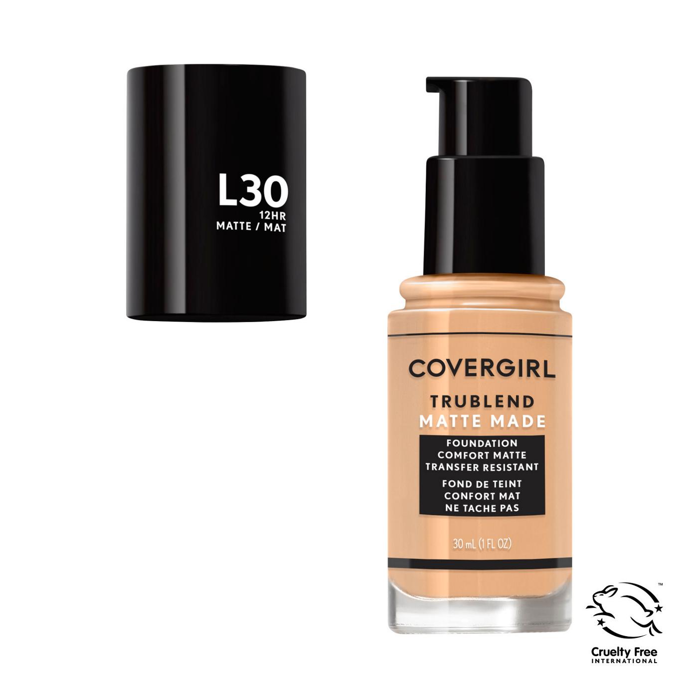 Covergirl TruBlend Matte Made Foundation L30 Golden Ivory