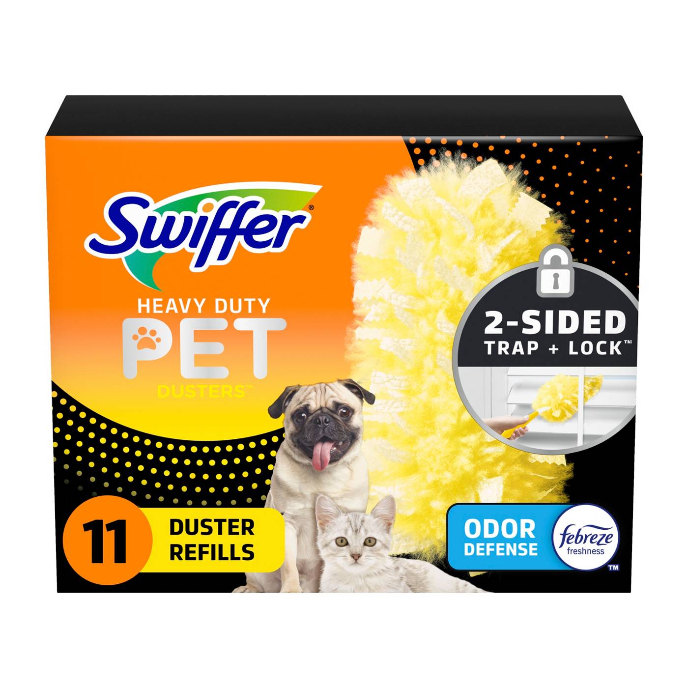 Swiffer Duster 360 Degree Dusters Pet Heavy Duty Refills with Febreze Odor Defense; image 1 of 9