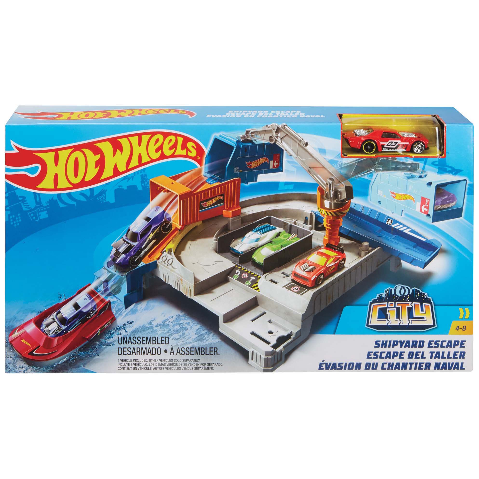 hot wheels city shipyard escape