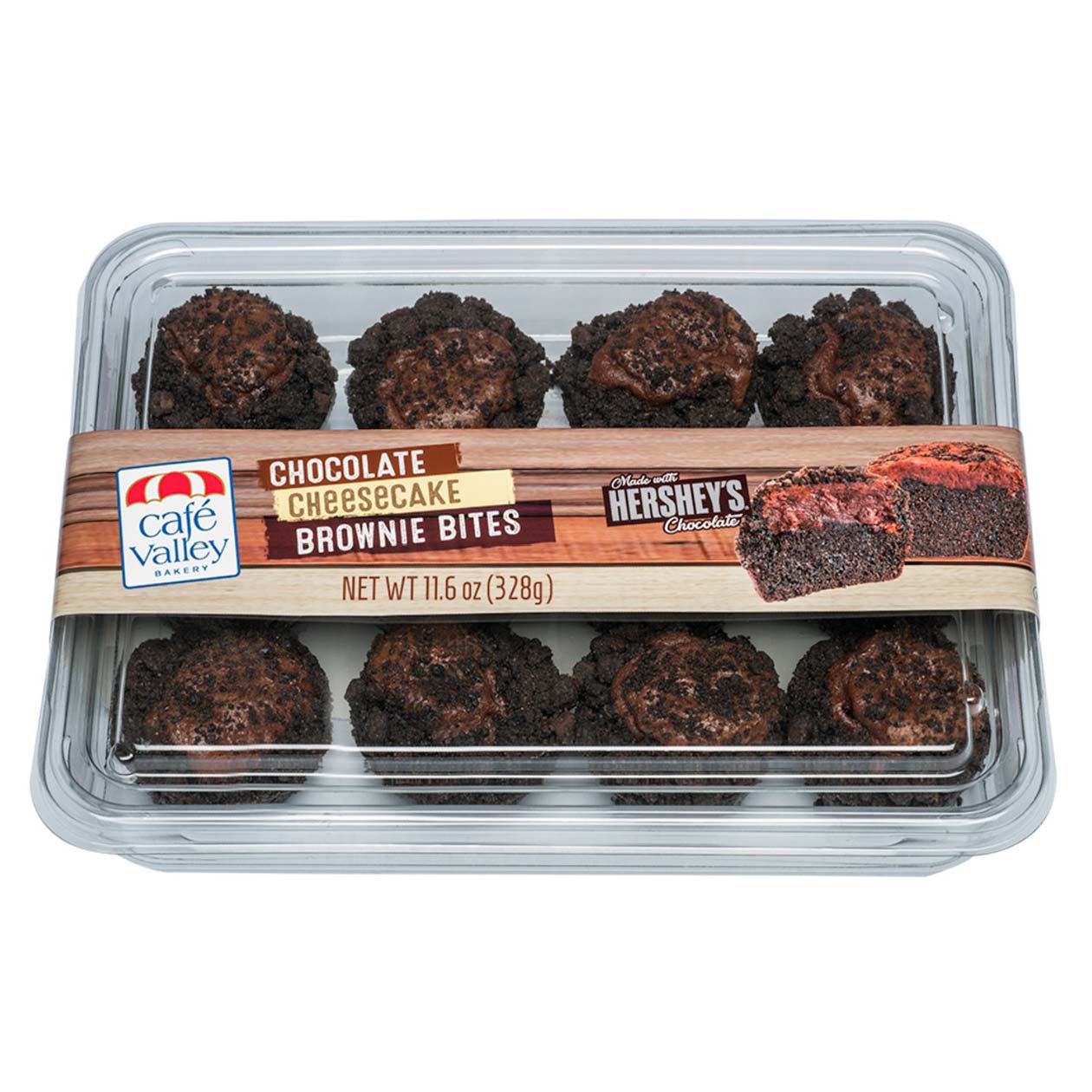Cafe Valley Bakery Chocolate Cheesecake Brownie Bites Shop Standard