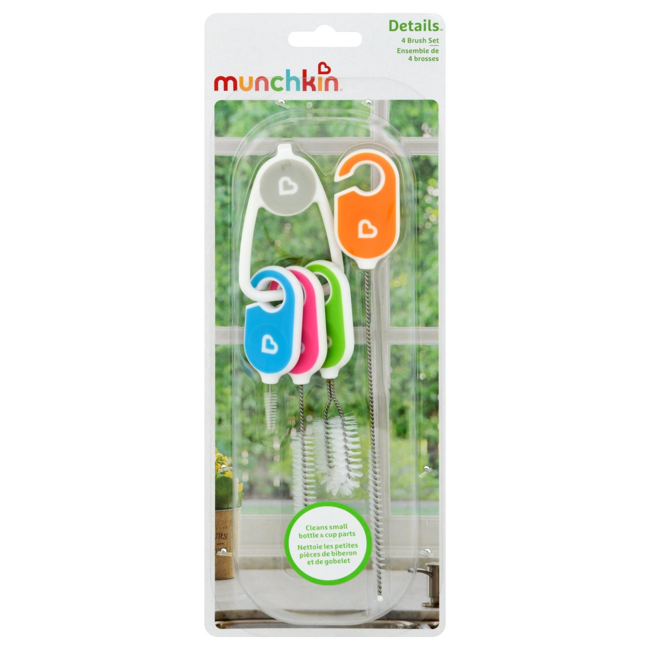 Munchkin Bottle & Nipple Brushes (Color Varies) - 2 pack