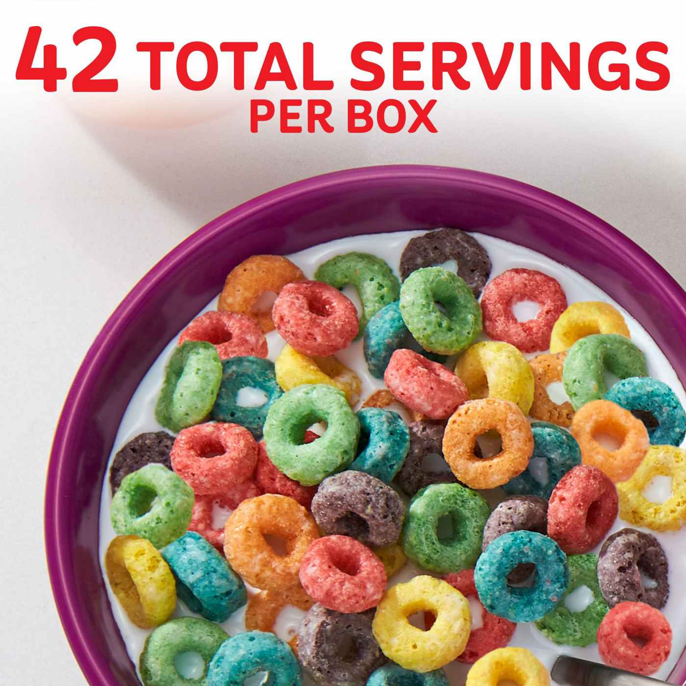 Kellogg's Froot Loops Fruit Flavored Breakfast Cereal; image 8 of 9