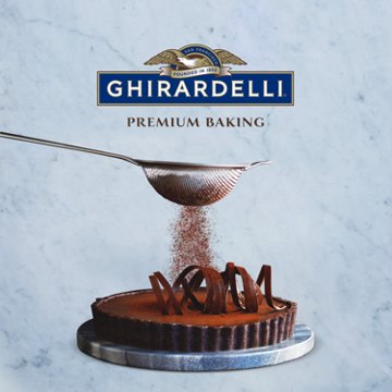 Ghirardelli 100% Cocoa Dutch-Process Unsweetened Cocoa Powder, 8 oz