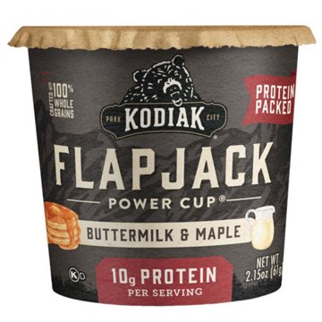Kodiak 10g Protein Flapjack Power Cup - Buttermilk & Maple, 2.15 oz