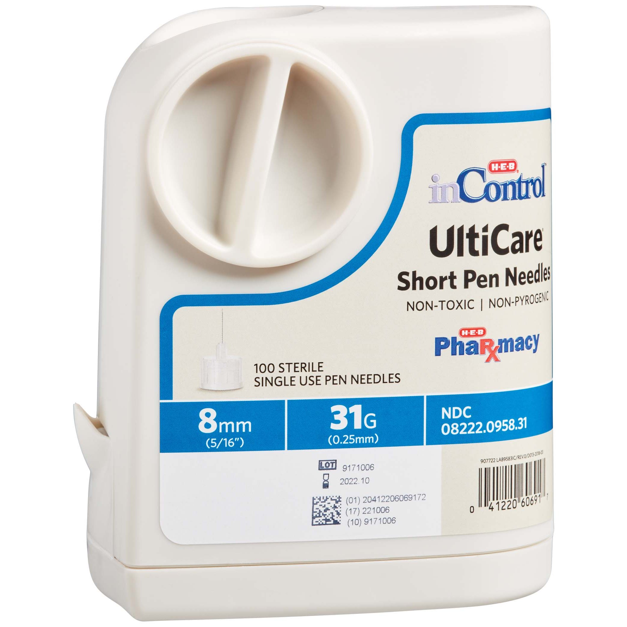 HEB Ulticare 8 mm Pen Needles Shop Needles at HEB