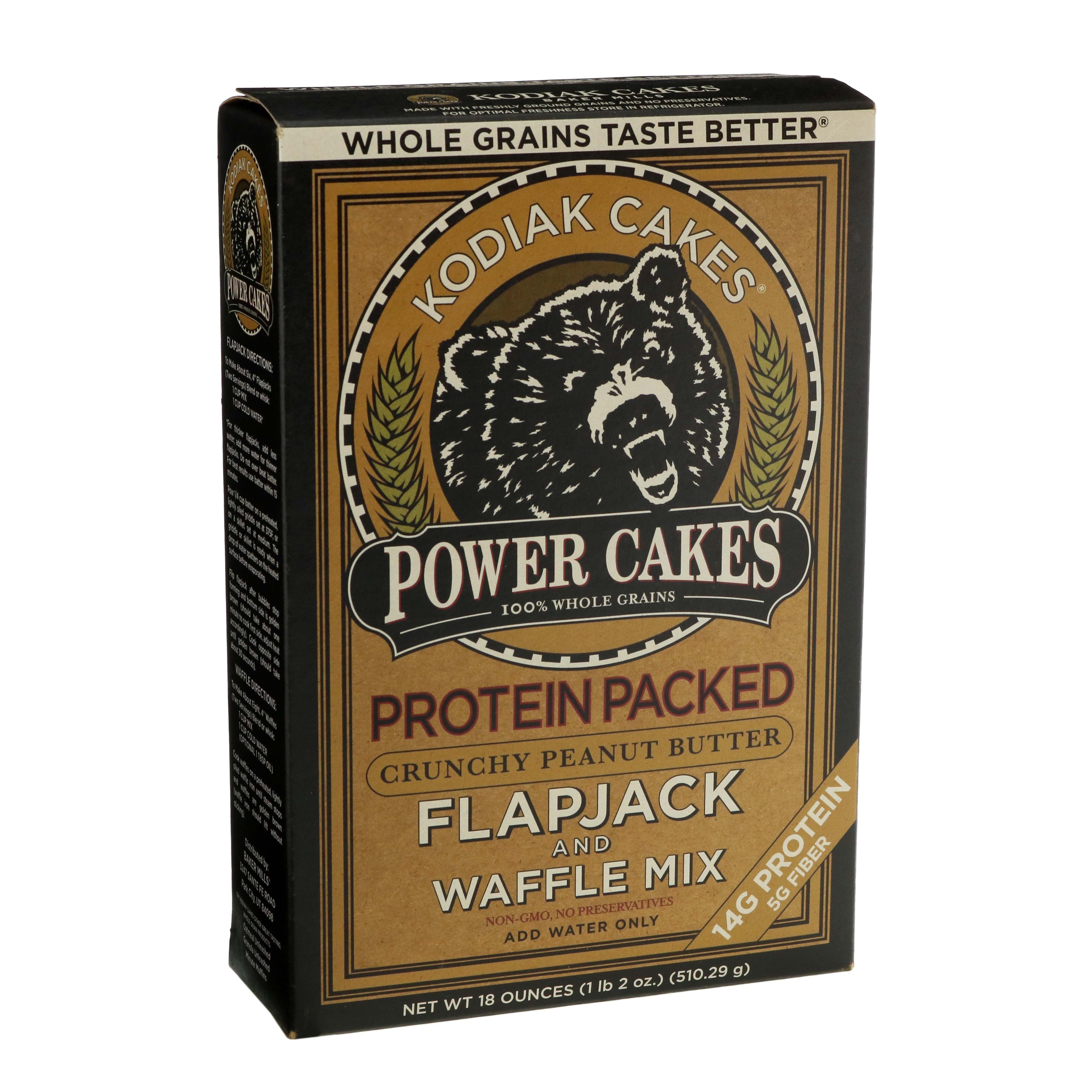 Kodiak Cakes Power Cakes Crunchy Peanut Butter Flapjack ...