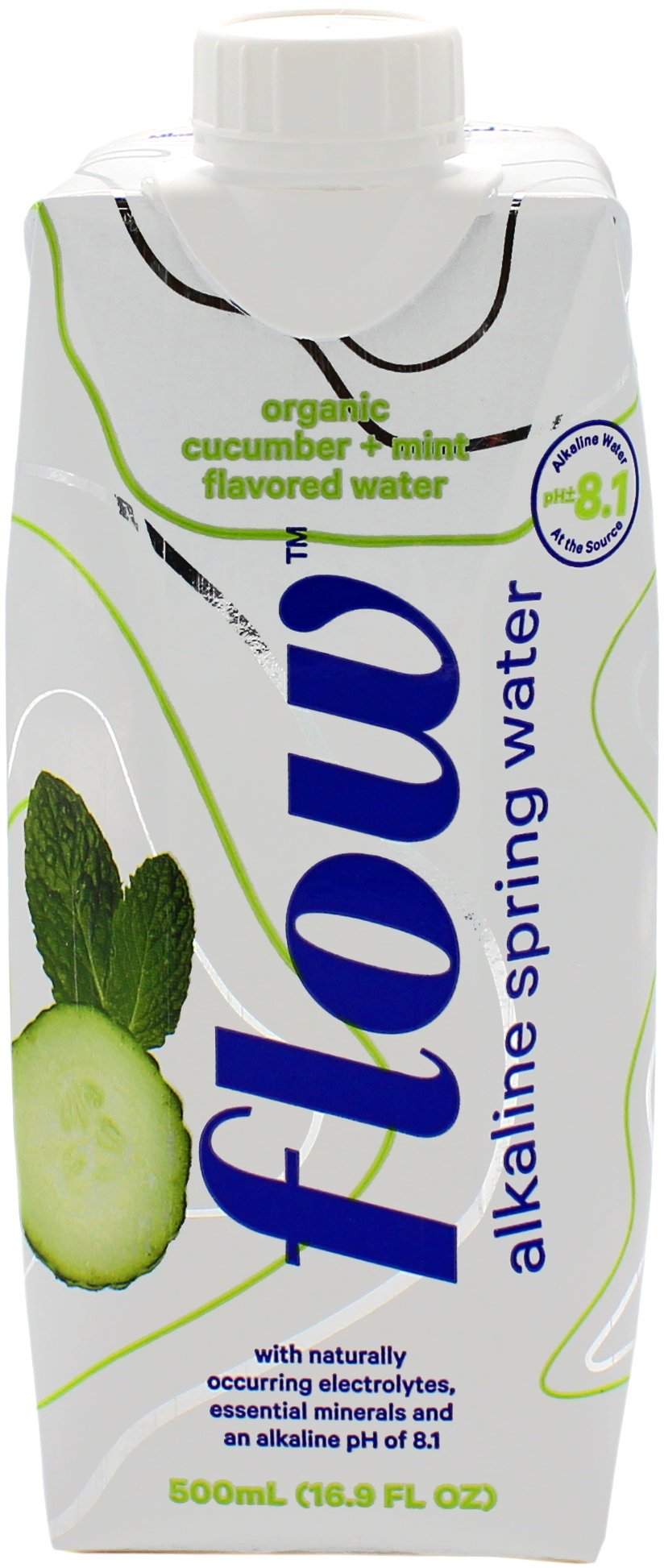Flow Alkaline Cucumber Mint Flavored Water Shop Juice at HEB