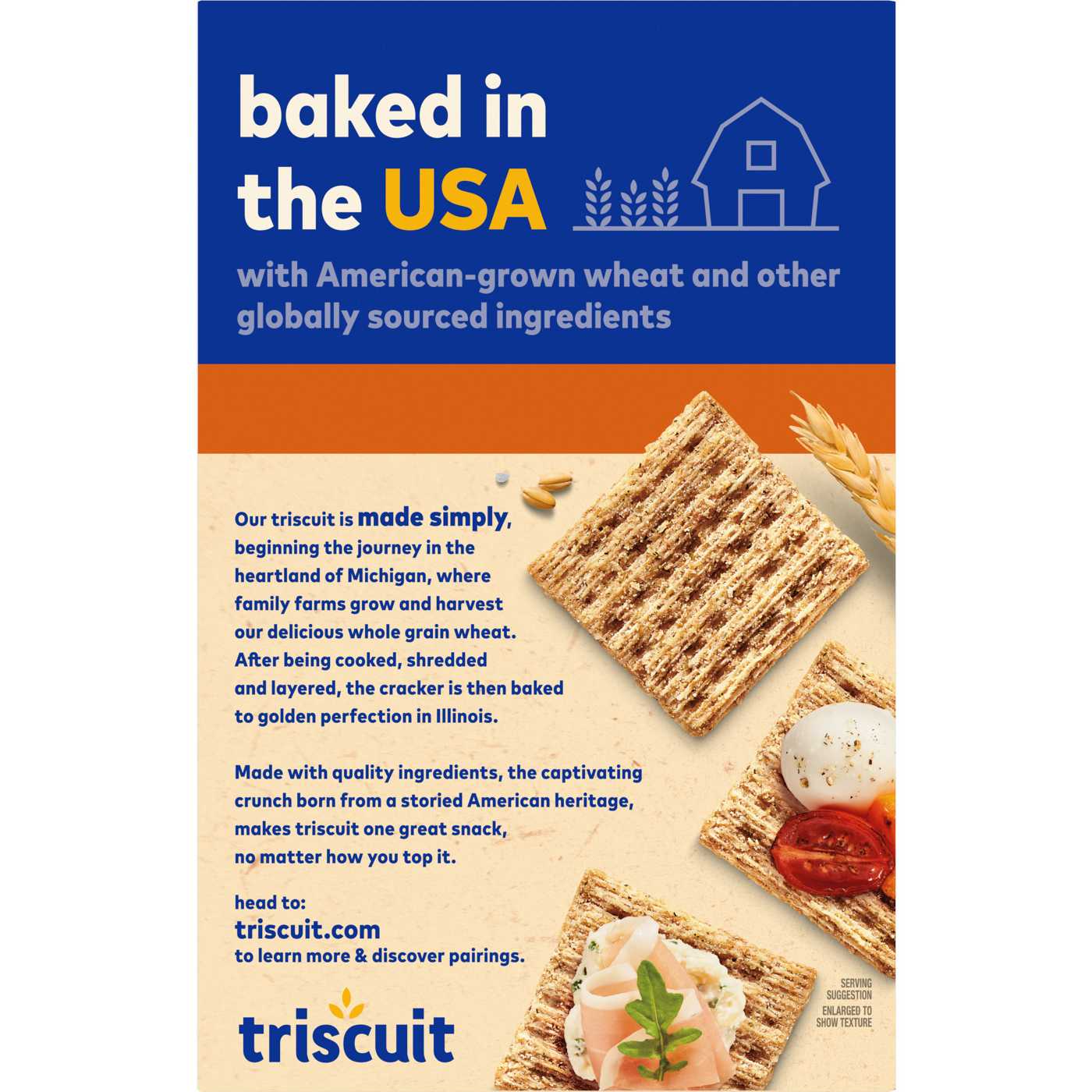 Triscuit Four Cheese and Herb Whole Grain Wheat Crackers; image 3 of 9