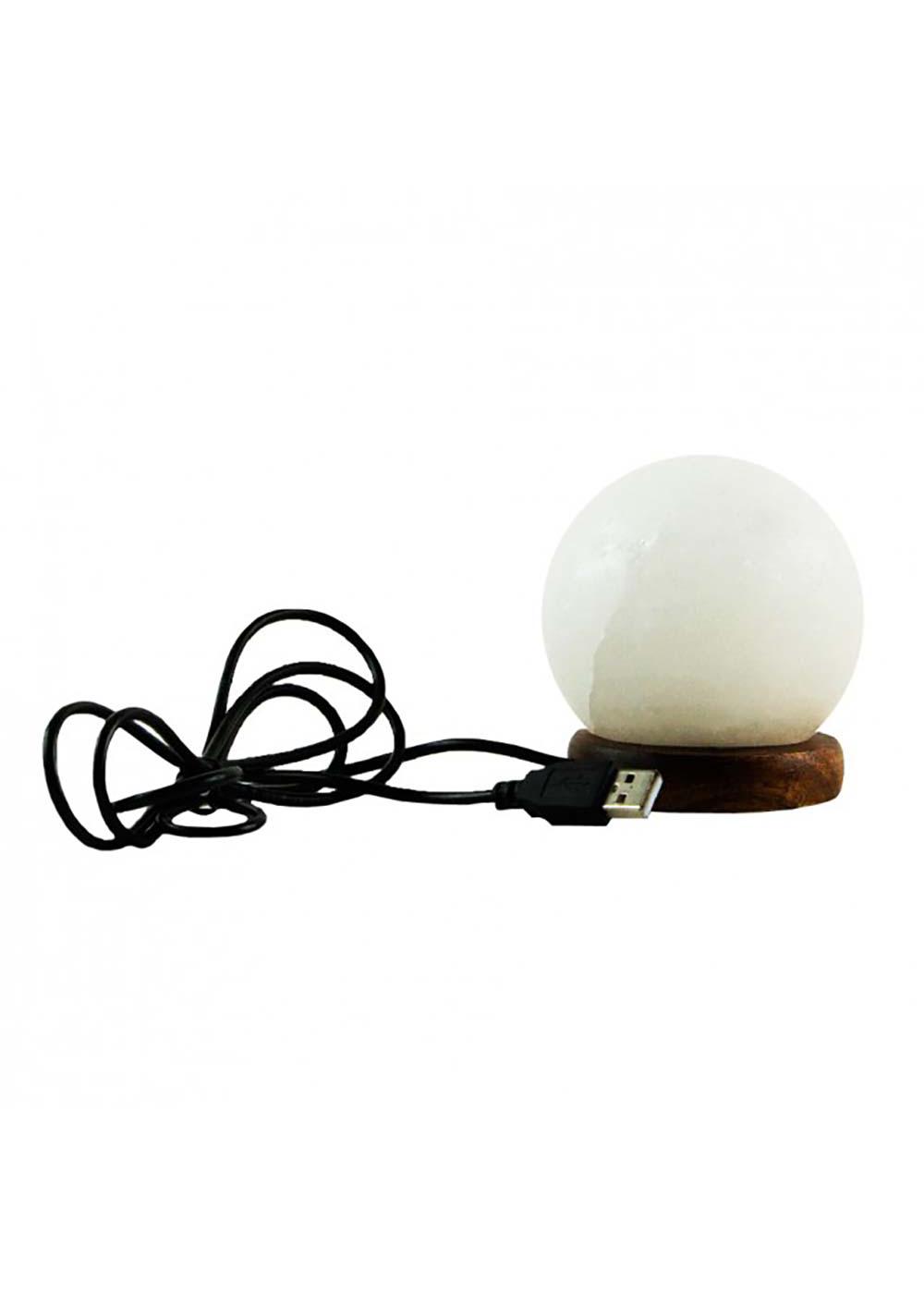 Evolution Salt USB Multi-Color Changing Sphere Salt Lamp; image 1 of 2