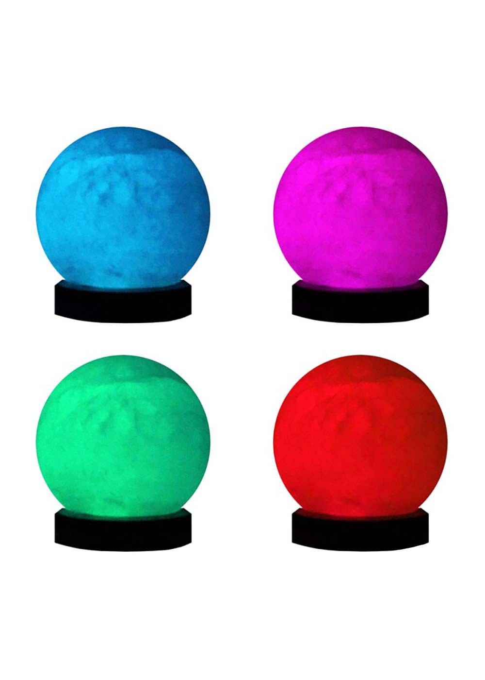 Evolution Salt USB Multi-Color Changing Sphere Salt Lamp; image 2 of 2