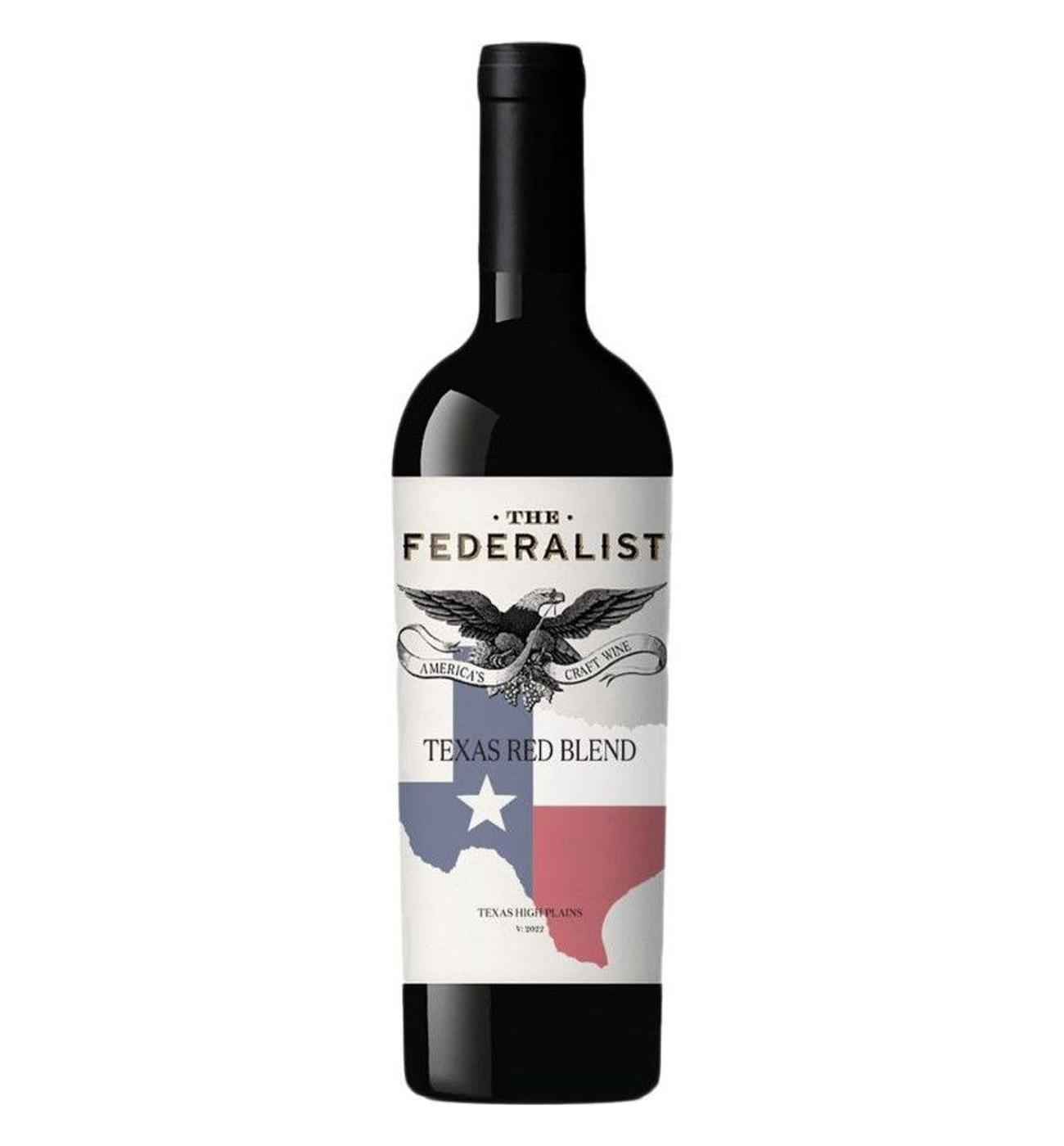The Federalist Texas Red Blend Wine; image 1 of 6