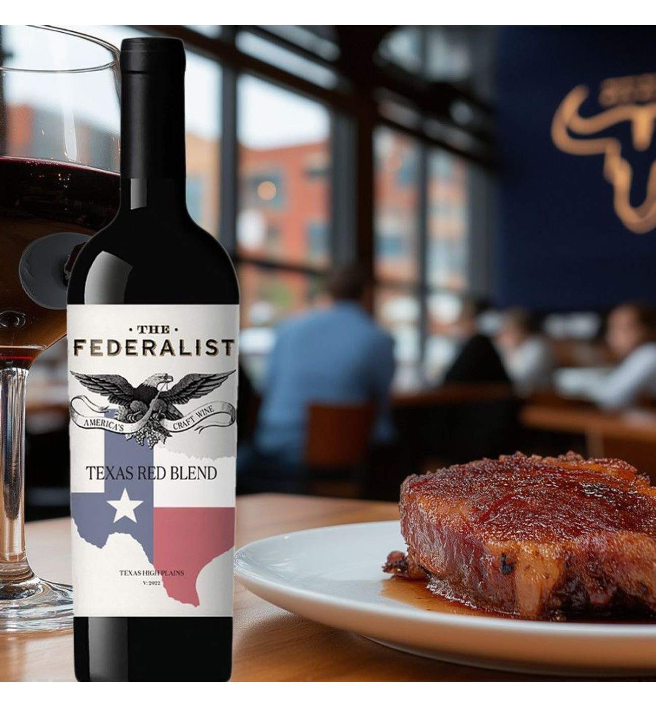 The Federalist Texas Red Blend Wine; image 3 of 6