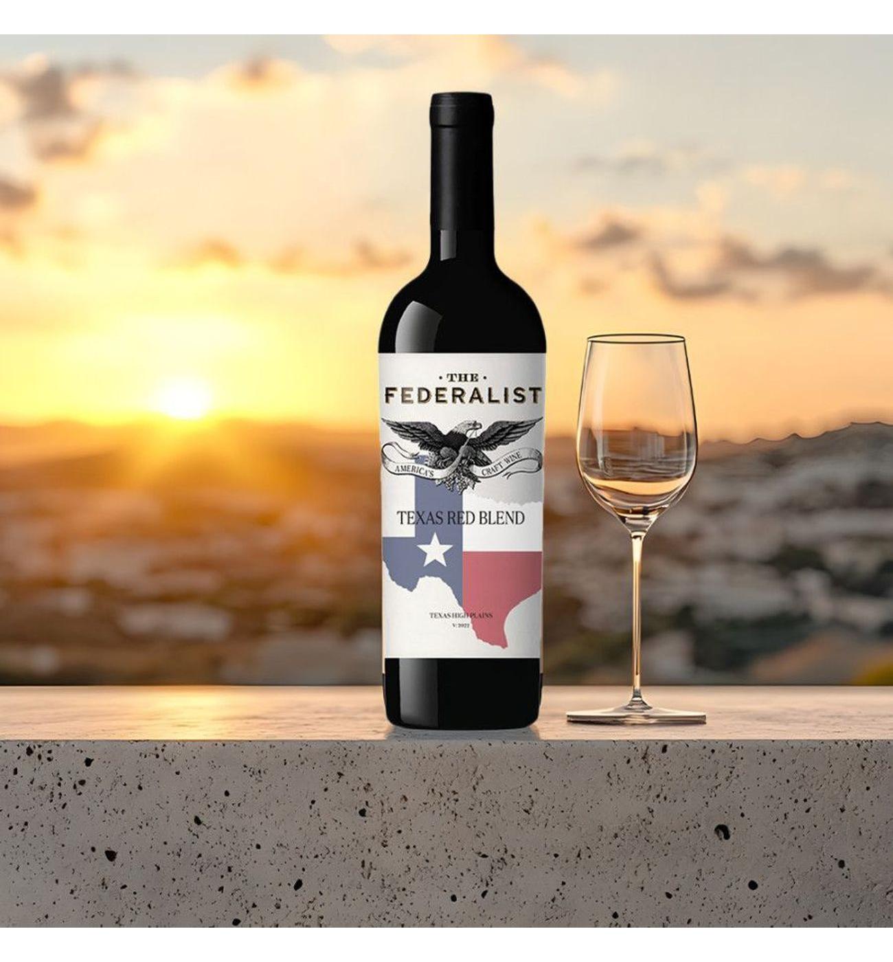 The Federalist Texas Red Blend Wine; image 5 of 6