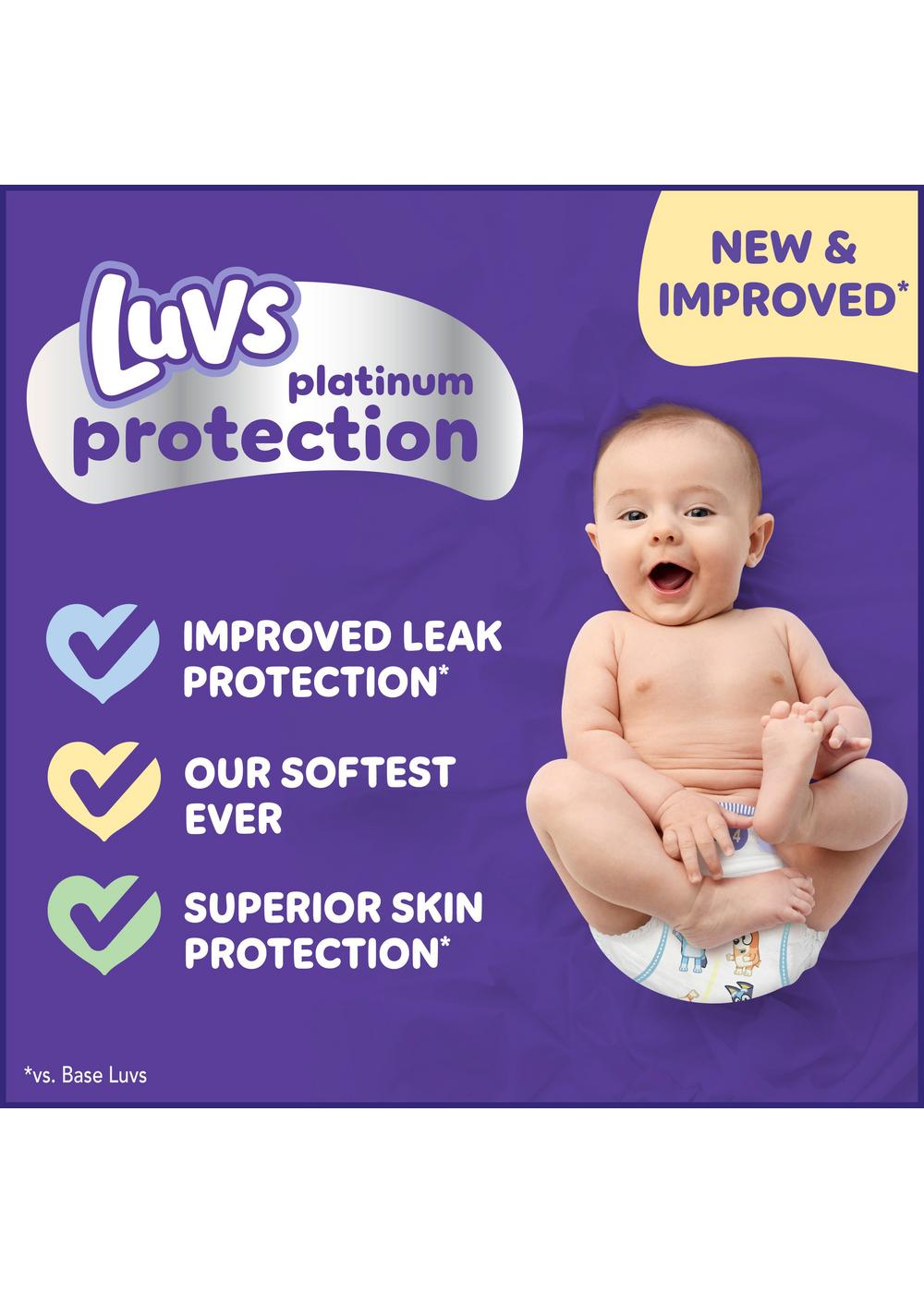 Luvs Platinum Protection Baby Diapers - Size 3; image 10 of 10